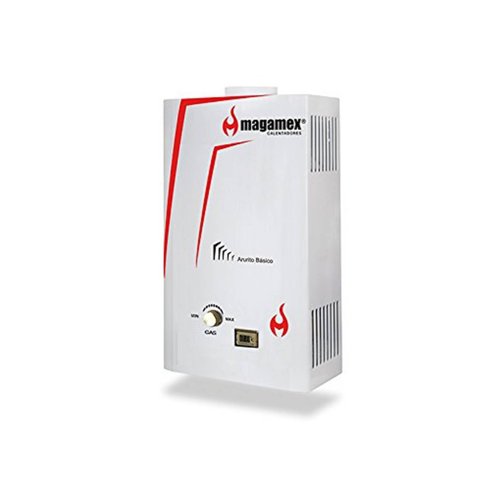 Boiler Paso Calentador Gas LP 6Lt Instantaneo Básico MAGAMEX