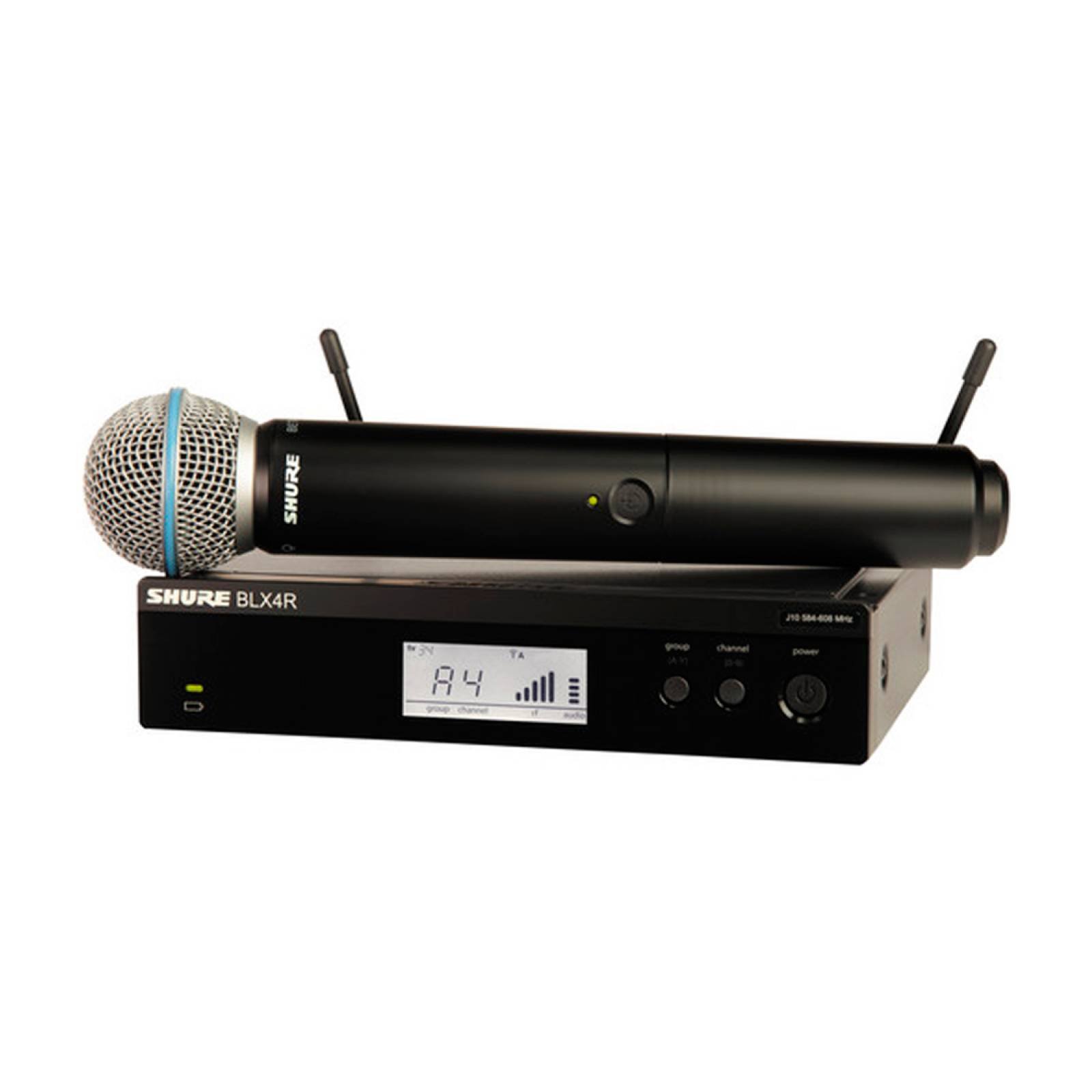 Micrófono Inalámbrico Receptor UHF 24MHz BLX24/B58 Shure
