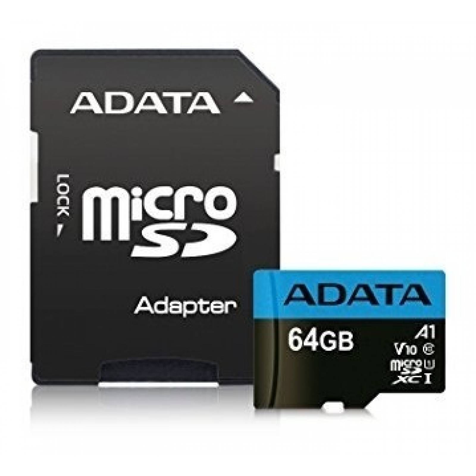 Tarjeta Memoria Micro SD 64GB SDHC UHS-I C10 Premier Adata