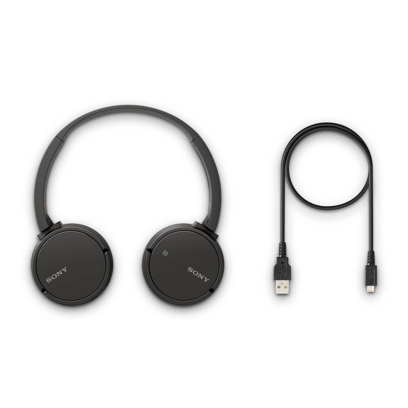 Audífonos Bluetooth Mic NFC 20KHz 20Hrs WH-CH500/NEGR Sony