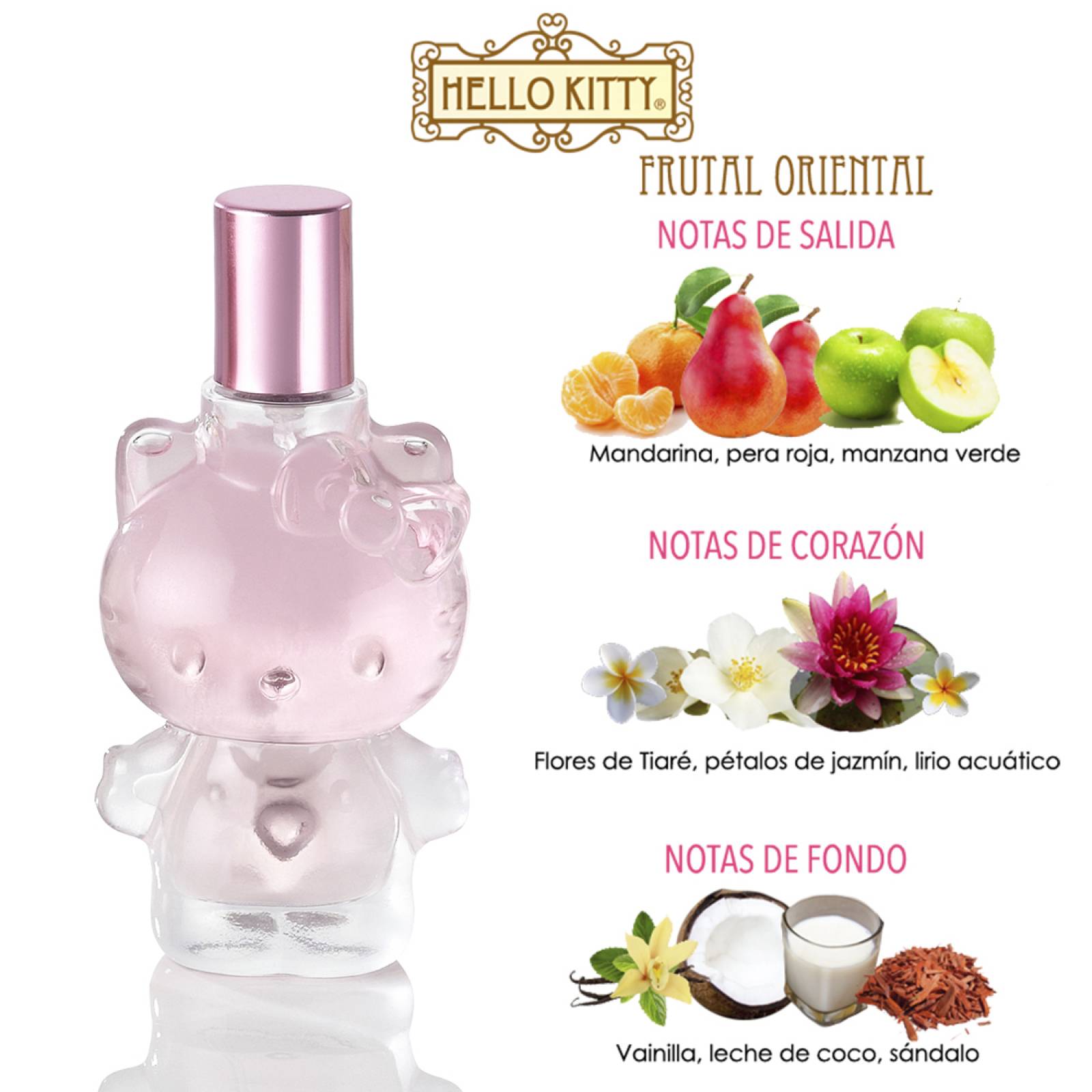  Perfume  Para Mujer Hello  Kitty  60 ml