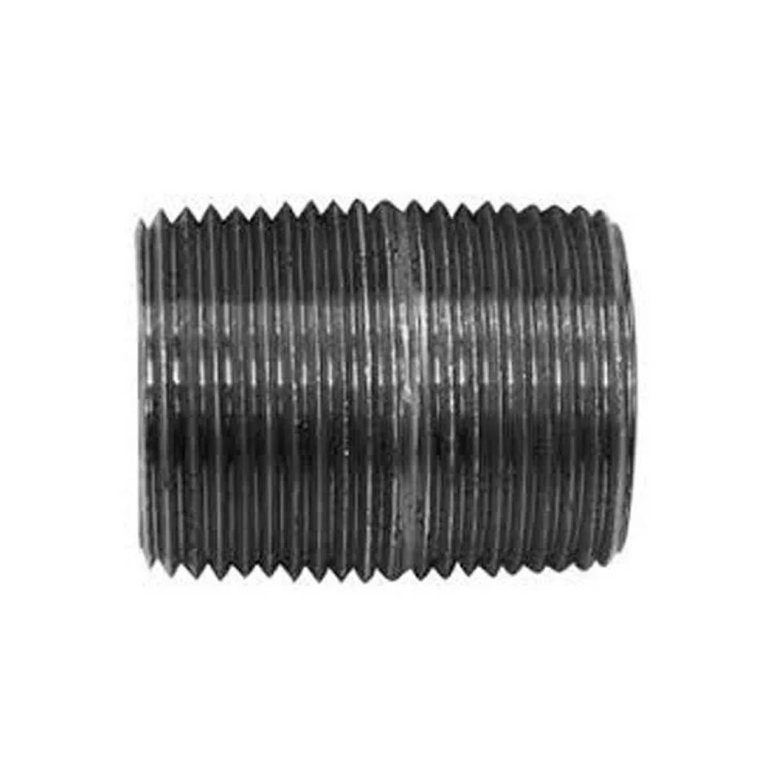 Niple Metal Galvanizado 4 Pulgadas Rosca Externa Metaux