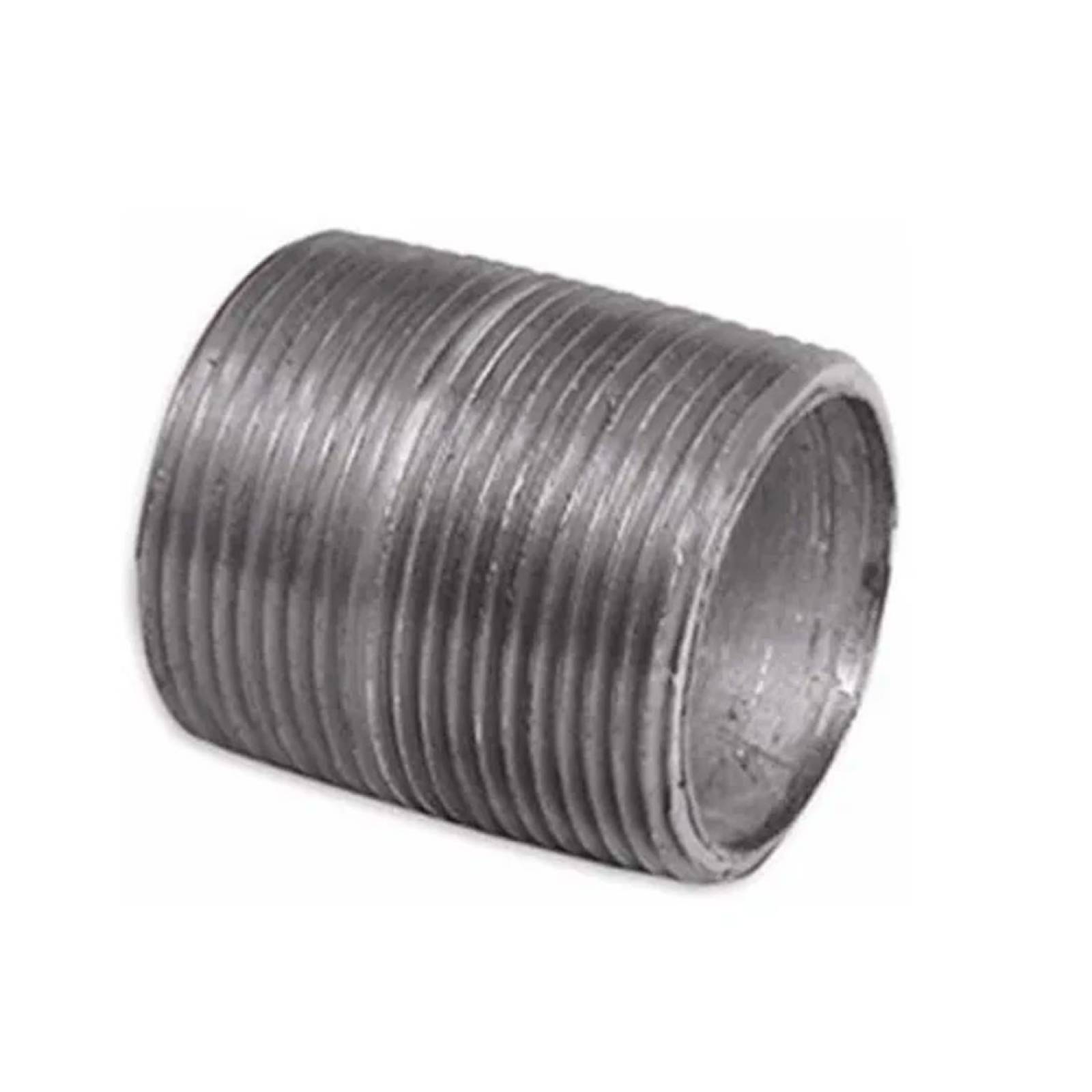 Niple Metal Galvanizado 4 Pulgadas Rosca Externa Metaux