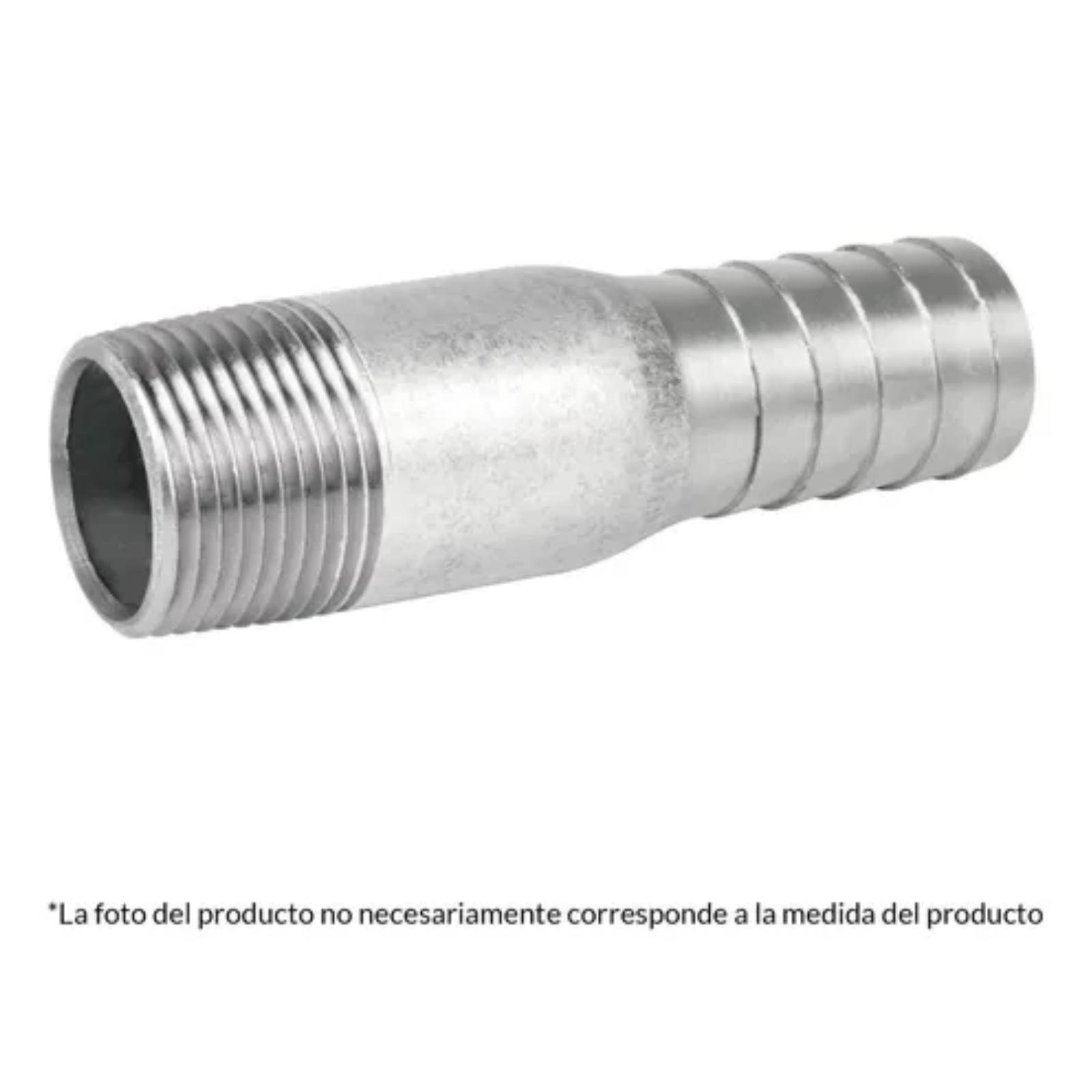 Niple Metal Galvanizado Tipo Botella 1 2 Pulgada Metaux