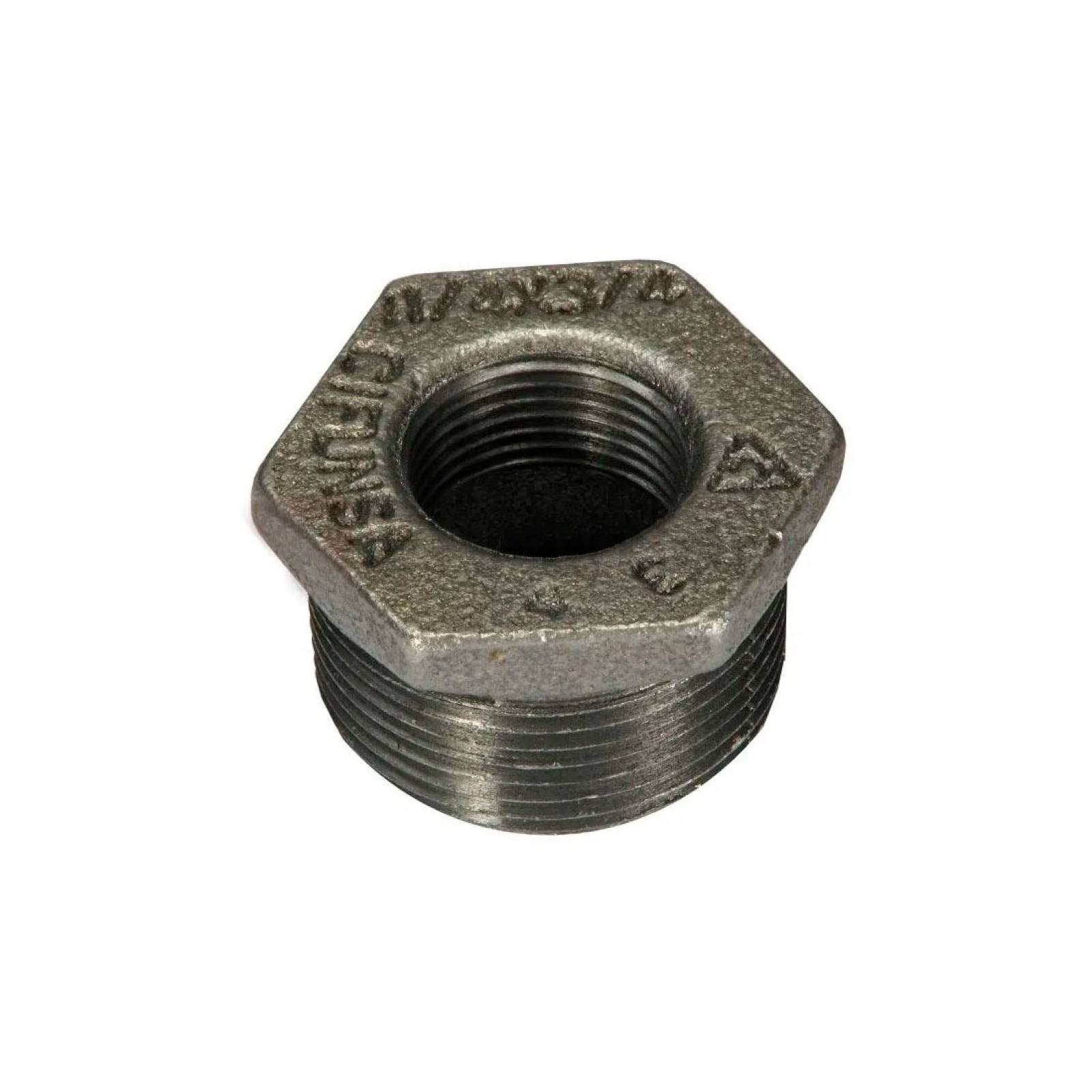 Reducción Bushing Galvanizado 2 1 2   2 Pulg Negro Metaux