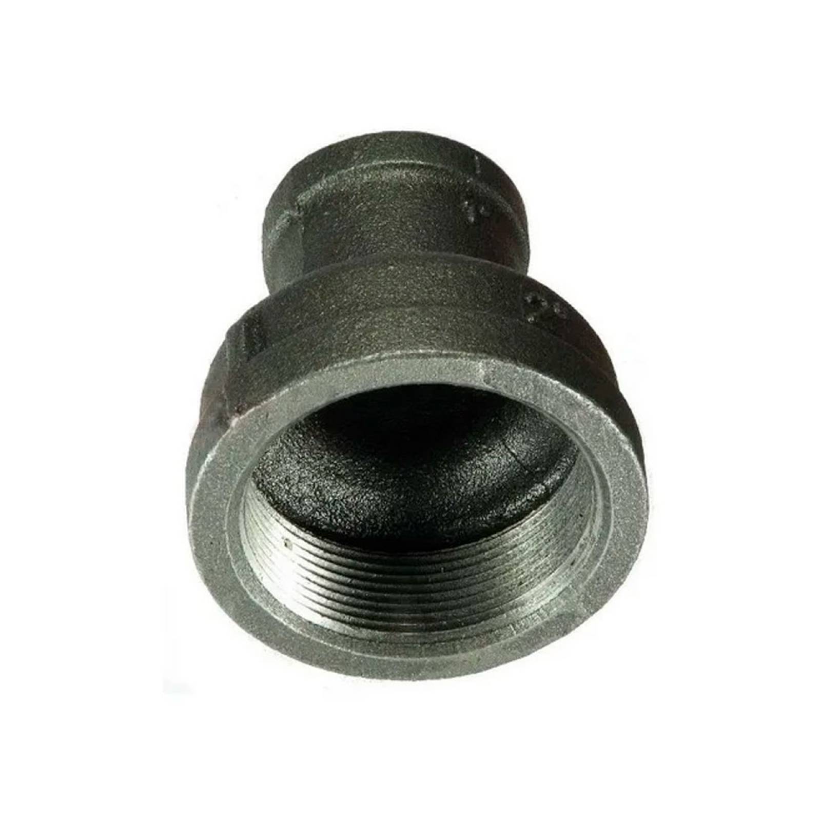 Reducción Campana Galvanizado 3 2 1 2 Pulg Negro Metaux