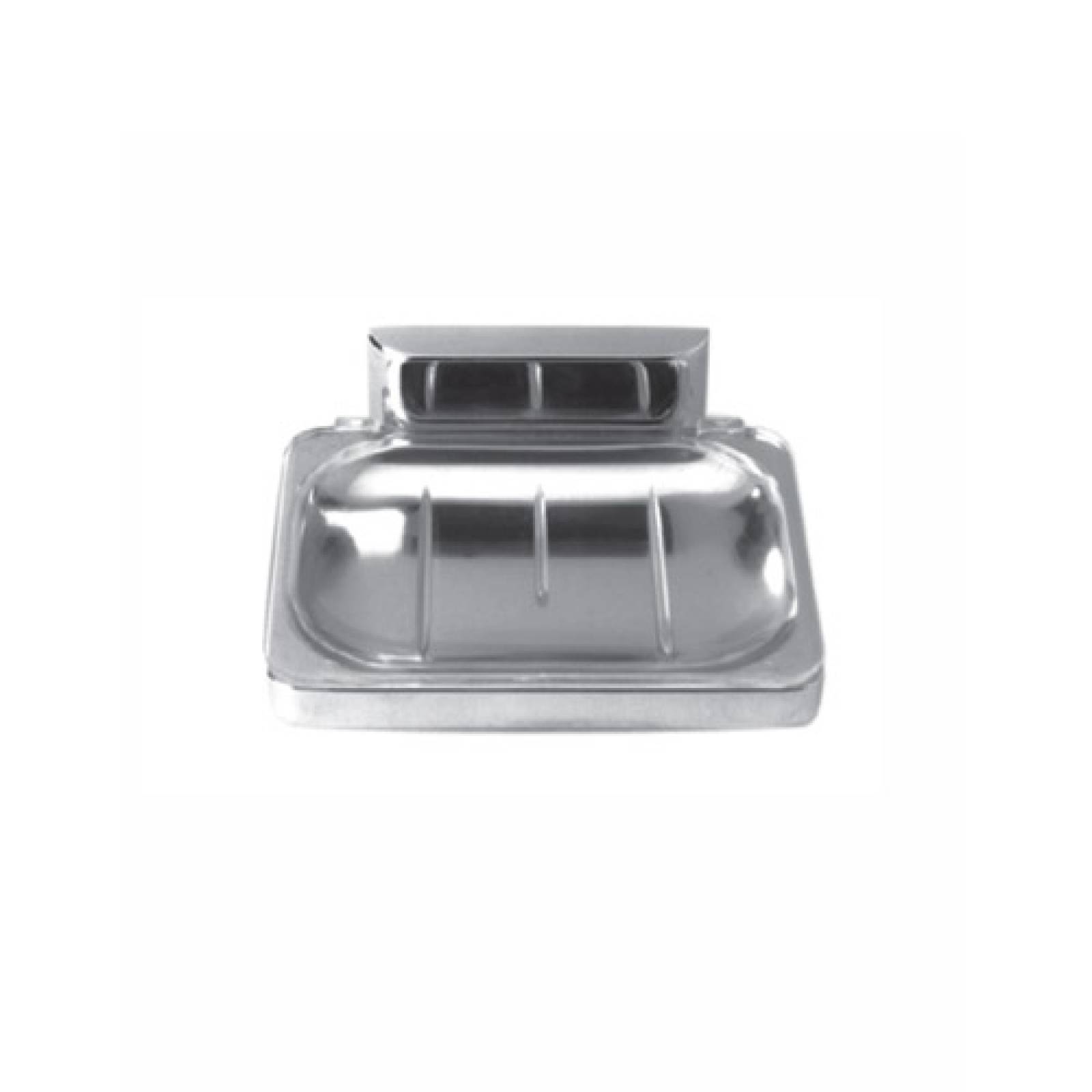 Jabonera Lavabo Metal Cromado Mod 5201 Accesorio Metalflu