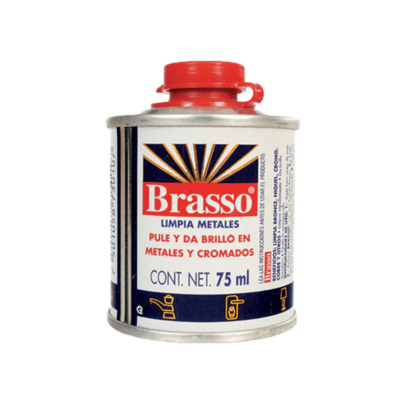 Líquido Limpia Metales 75 ml Accesorio Brasso