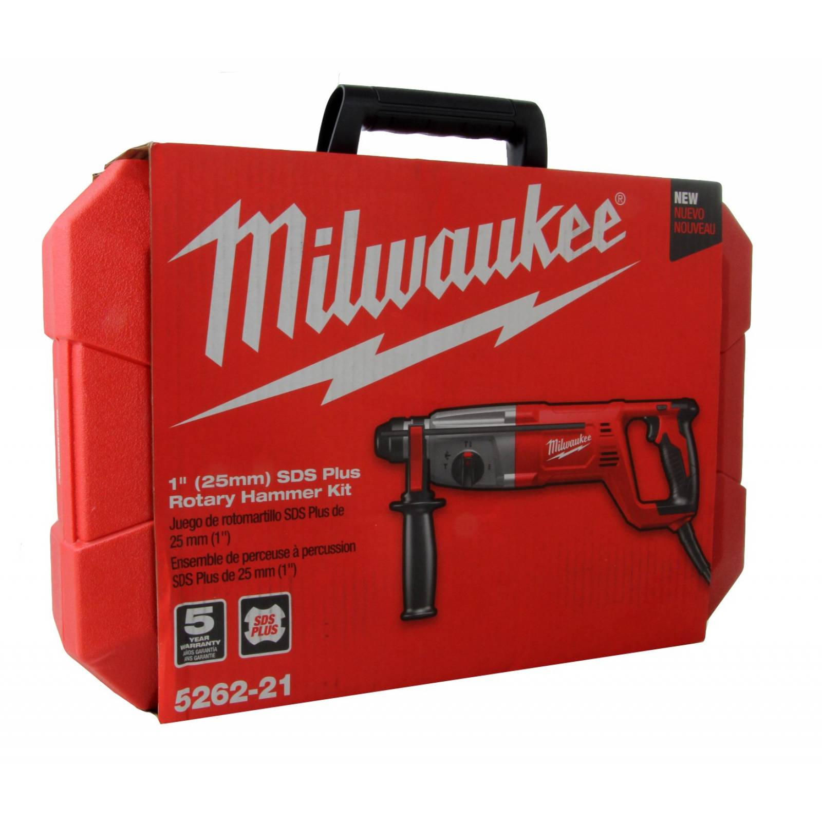 Martillo Demoledor Cincelador 840W VVR 526221 Milwaukee