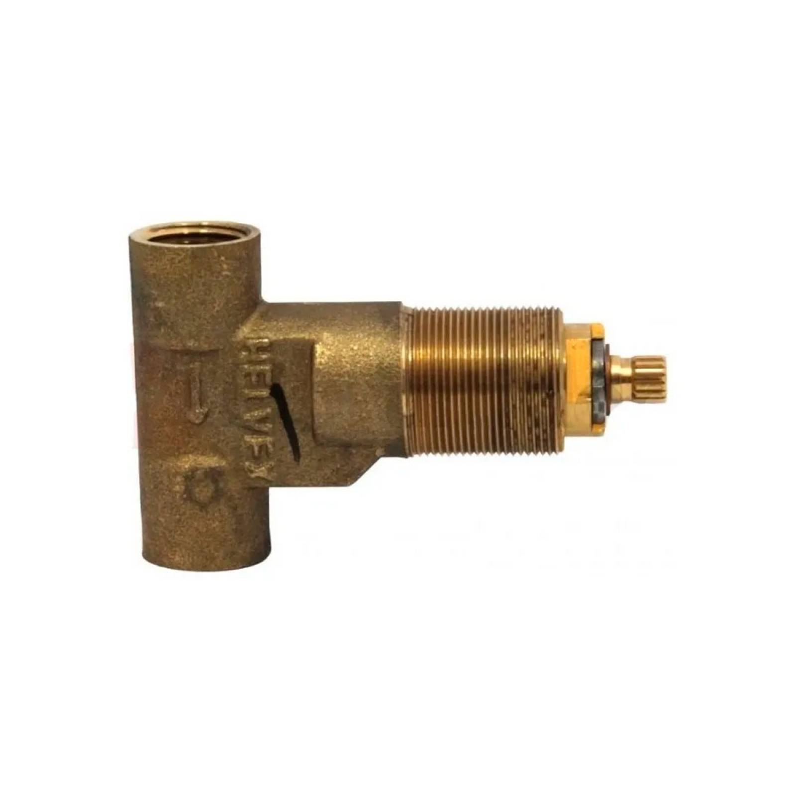 Juego Ensamble Regadera Empotrar Roscable E 60 Helvex