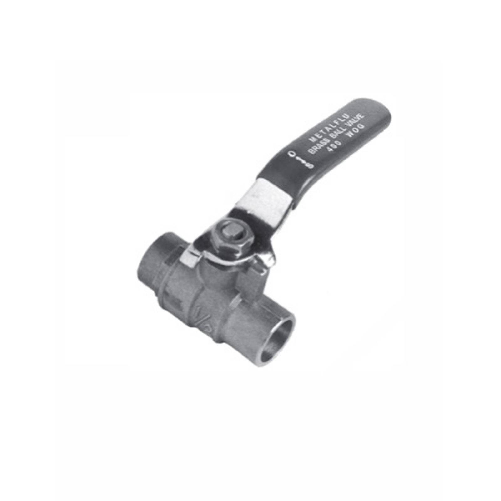 Llave Esfera Válvula 25 Soldable 1 Pulg 382 Metalflu