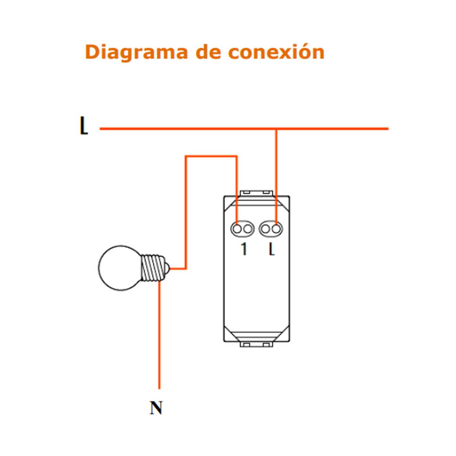 Apagador Sencillo Blanco QZ5001 MX Bticino