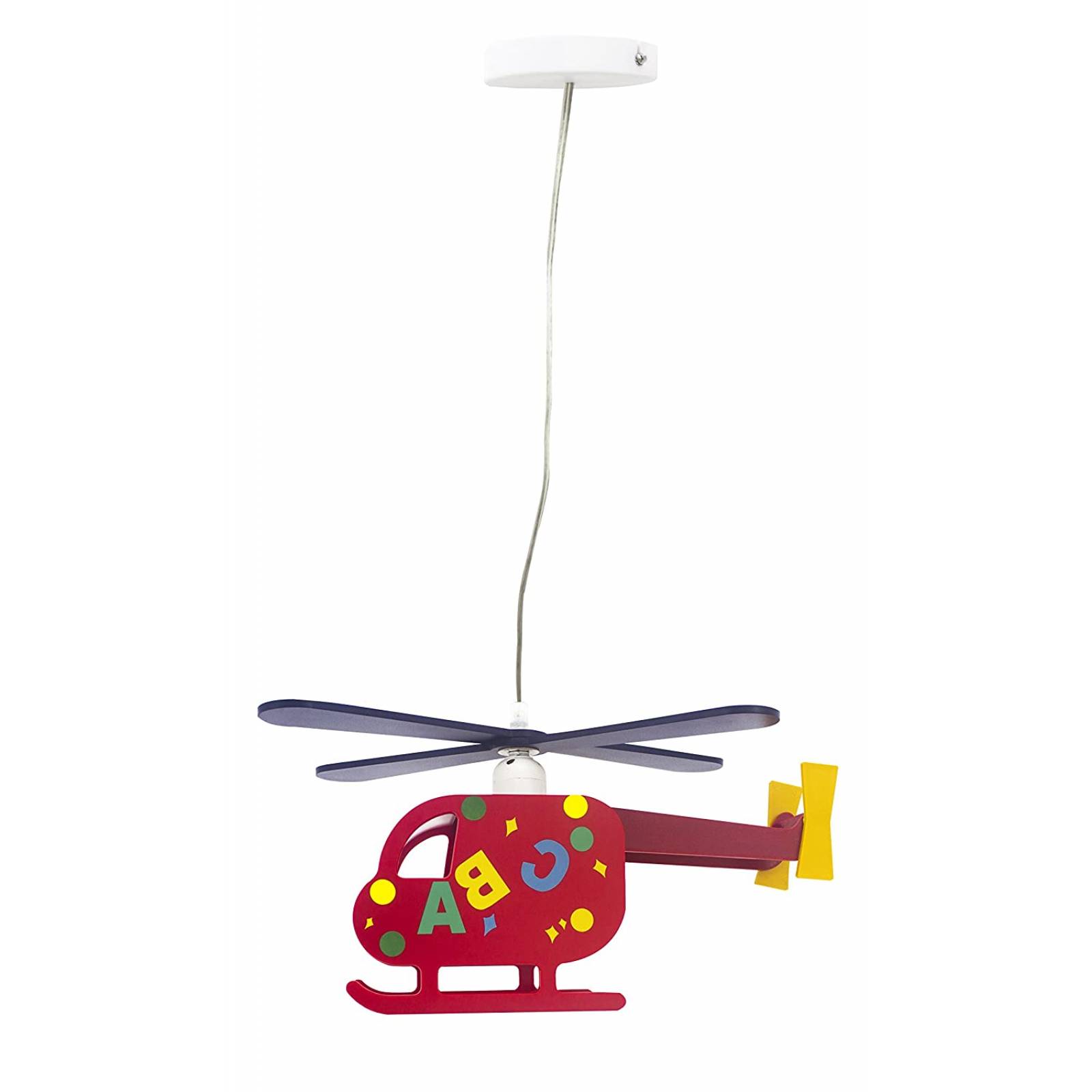 Candil Colgante Infantil Helicoptero Lampara AD 5136 Adir
