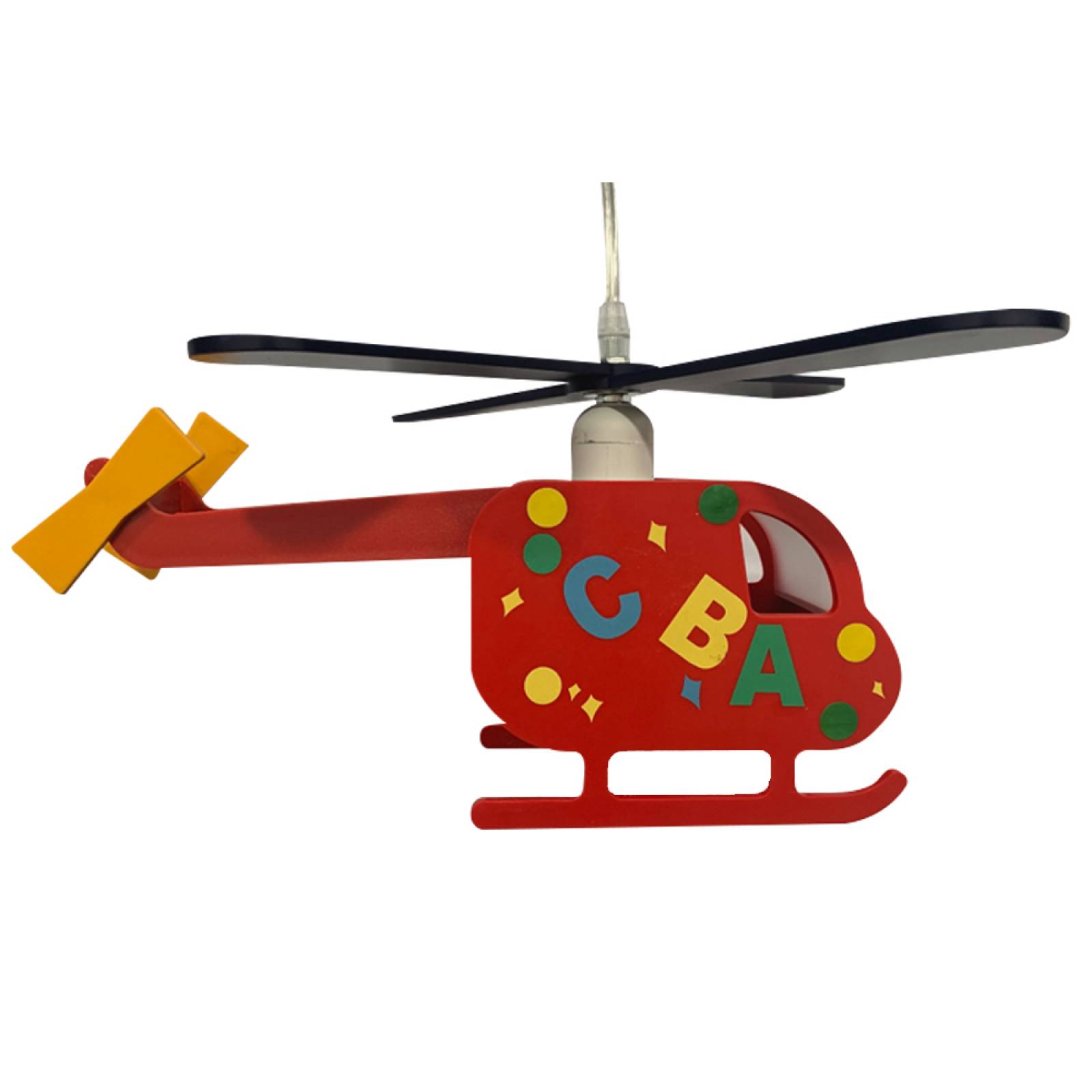 Candil Colgante Infantil Helicoptero Lampara AD 5136 Adir