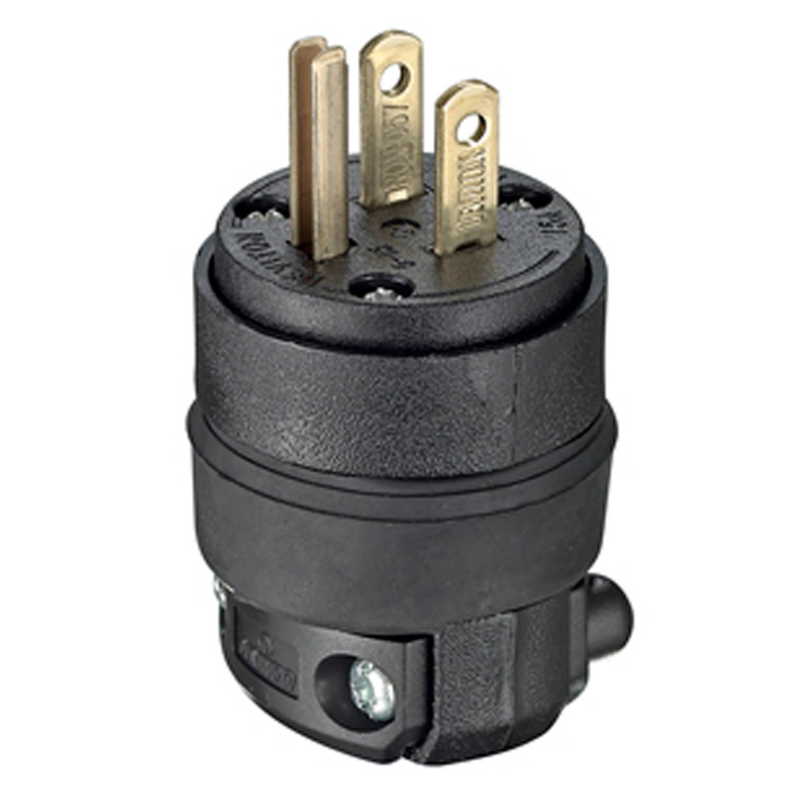 Clavija Eléctrica Hule Residencial 3X15 125V Leviton