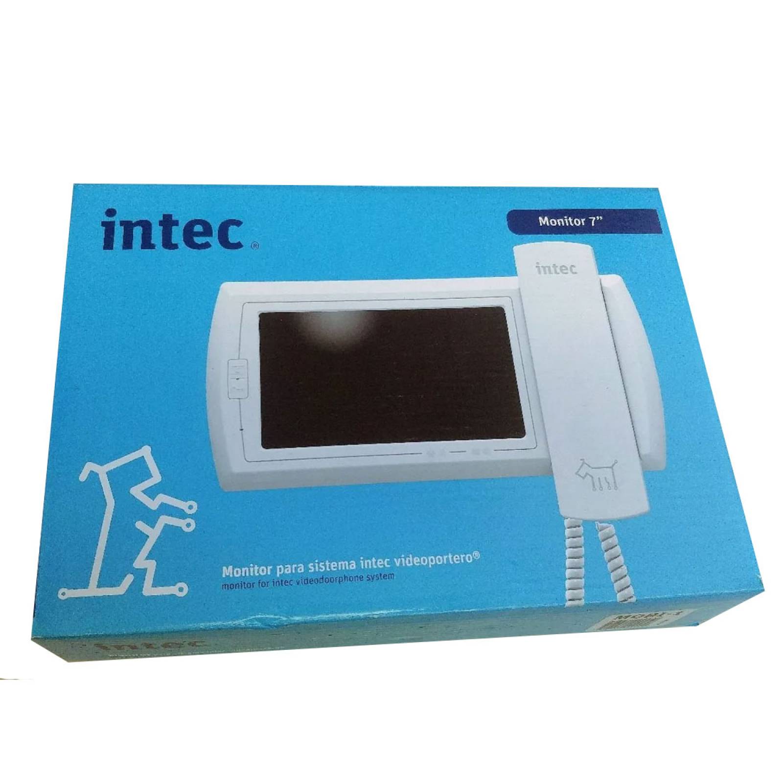 Interfón Intec Monitor 7 pulg Color Videoportero MOBI 1