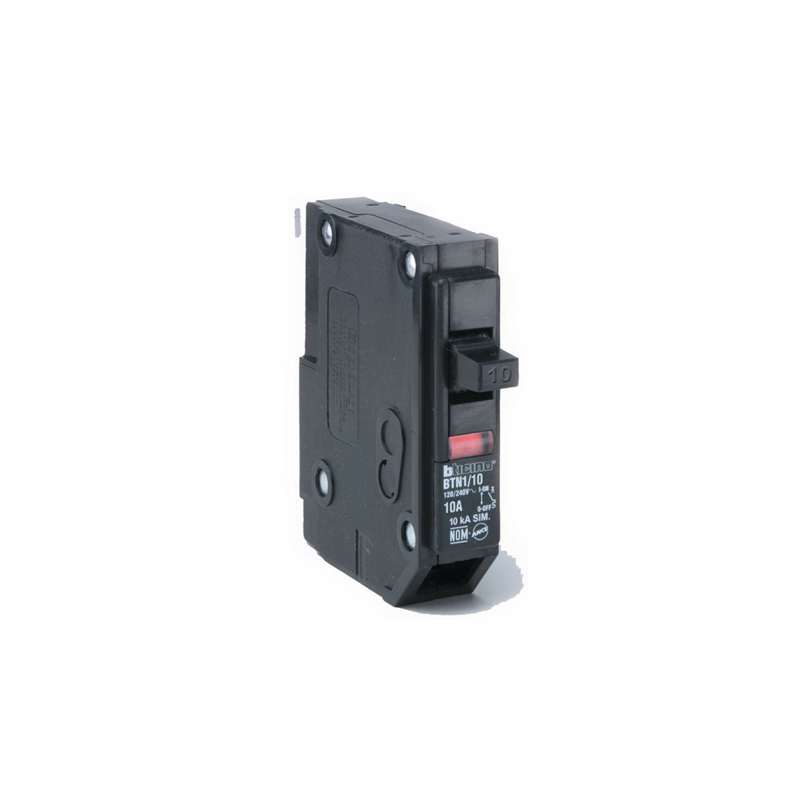Interruptor Pastilla BTPLUG 1Polo 10a BTN1 10 Ventana Bticino