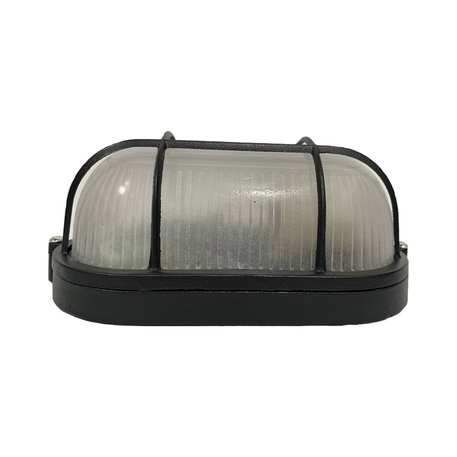 Lampara Arbotante Luminaria Ovalo Negro AD 5257 Adir