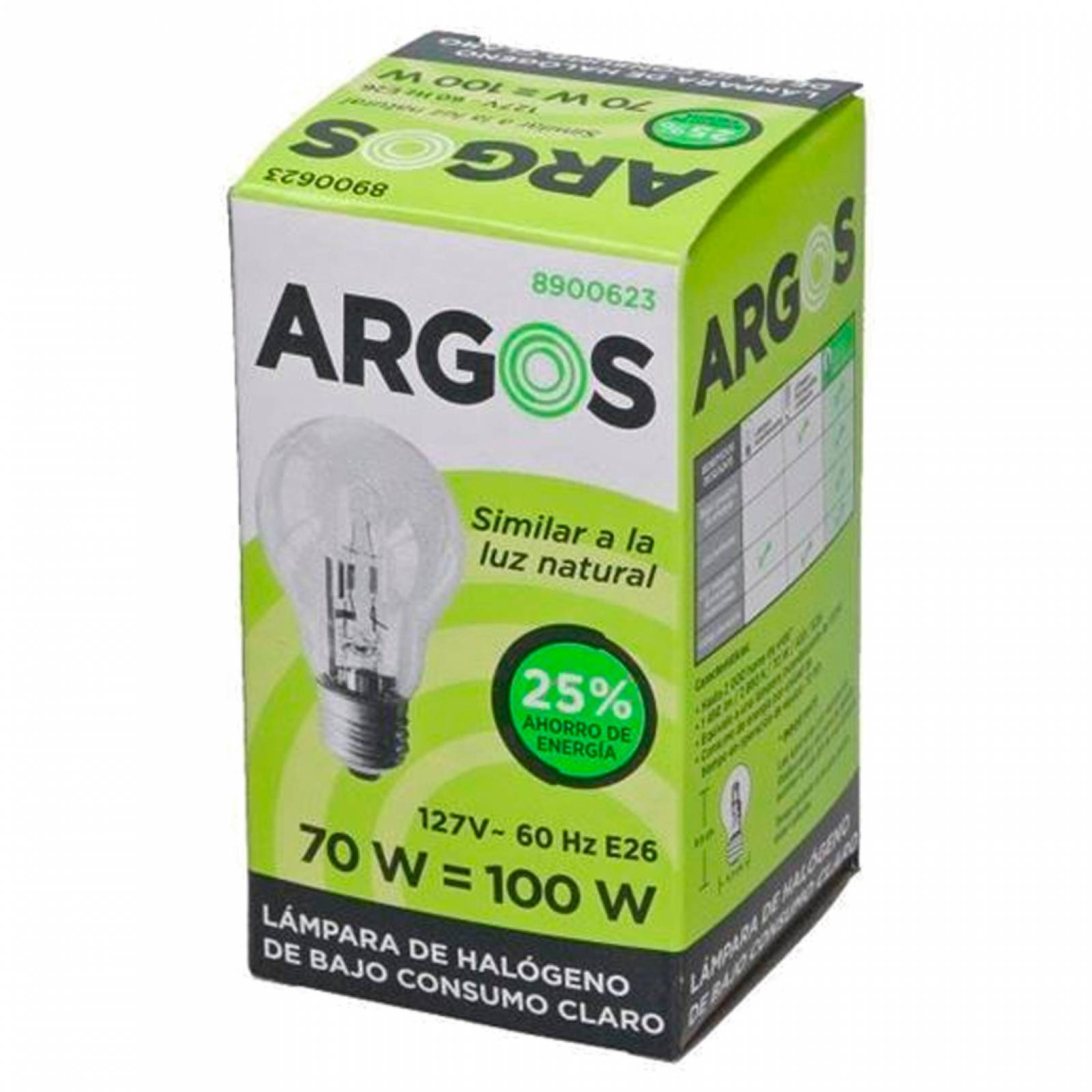 Lampara Halógena Bajo Consumo 70W Argos