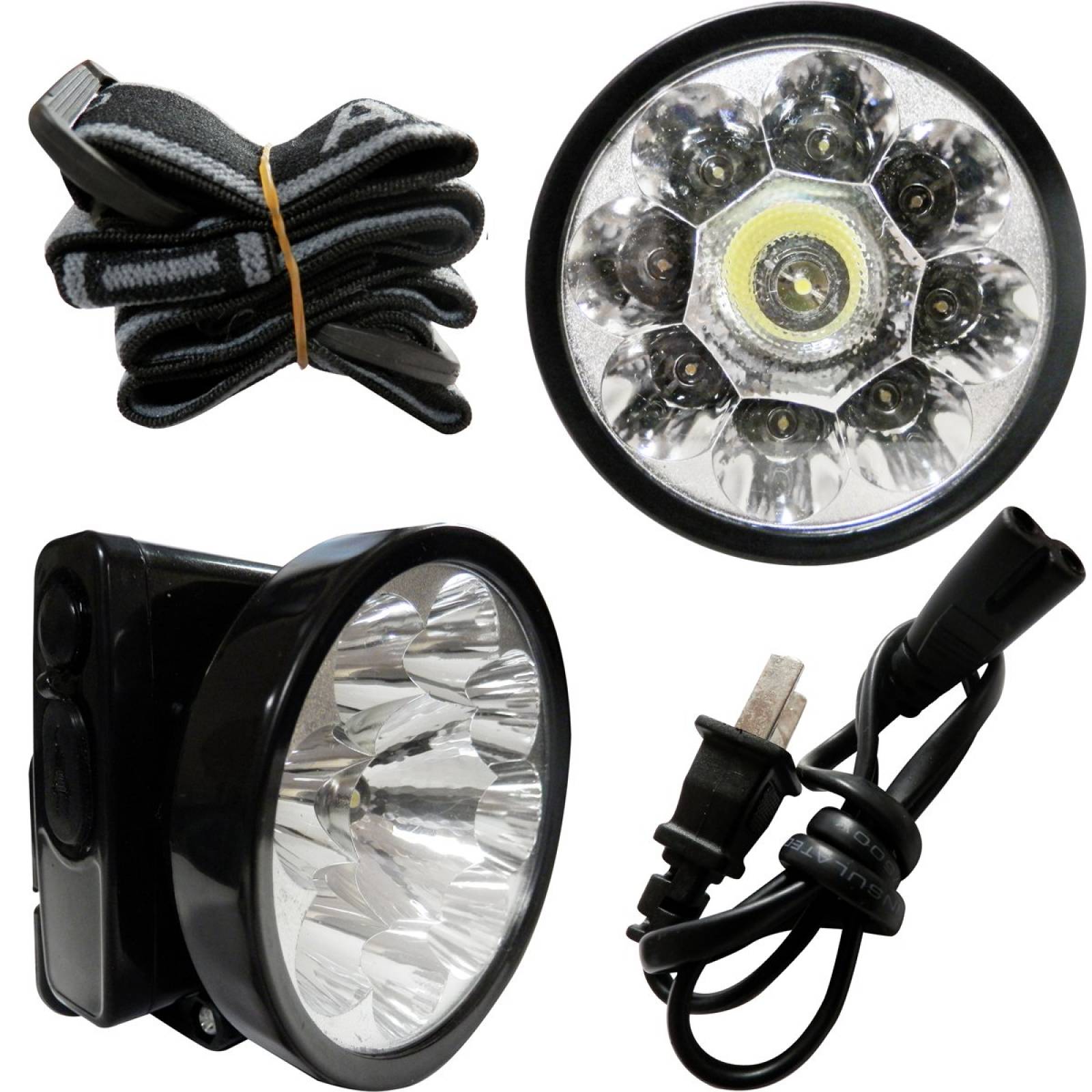Linterna Cabeza Tipo Minero AD 796 12 Leds Adir