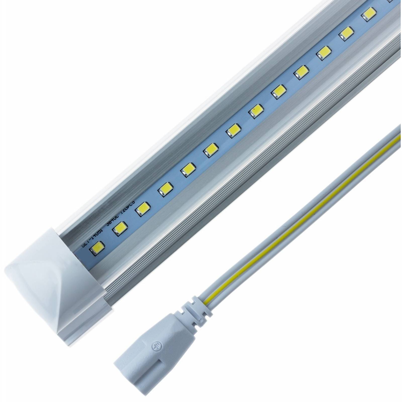 Luminario Led T 8 C Base Aluminio Trans Bco AD 4311 21W Adir