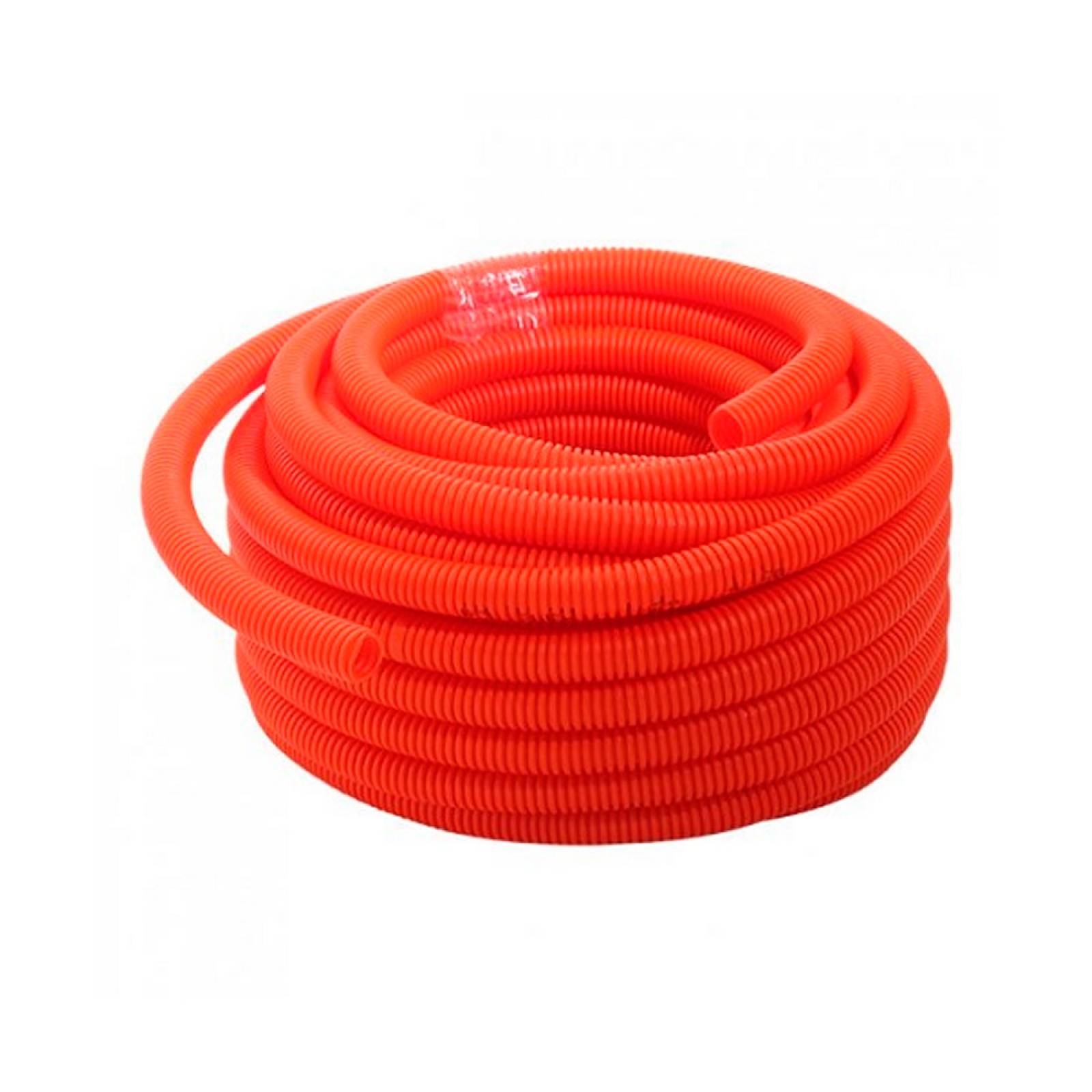 Manguera Naranja Sin Guía Rollo Con 50 Metros Poliflex