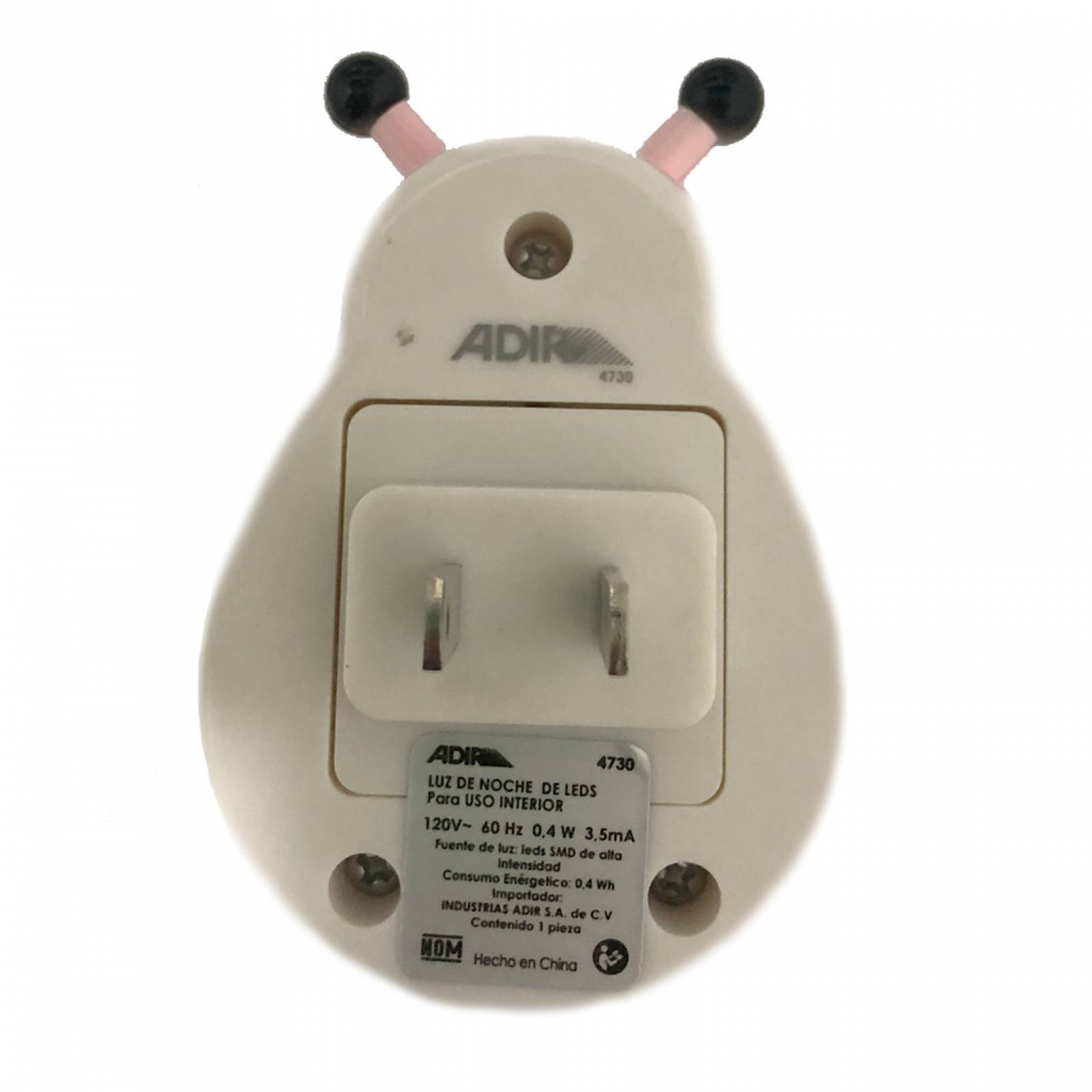 Lámpara de Pared Luz de Noche Catarina Rosa AD 4730 Adir