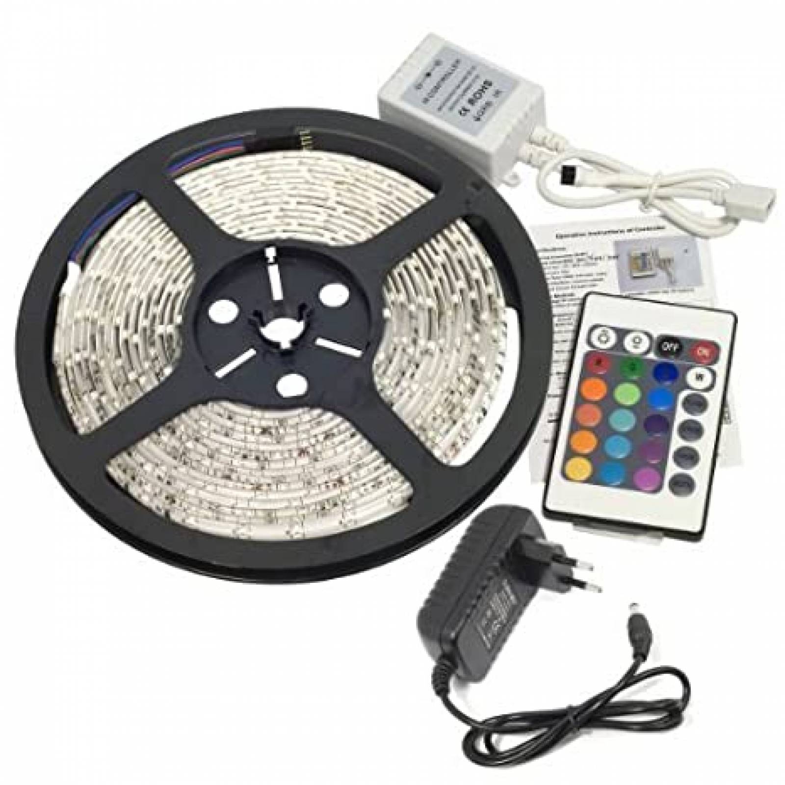 Manguera Tira 300 Leds Multicolor RGB AD 8600 24w Adir