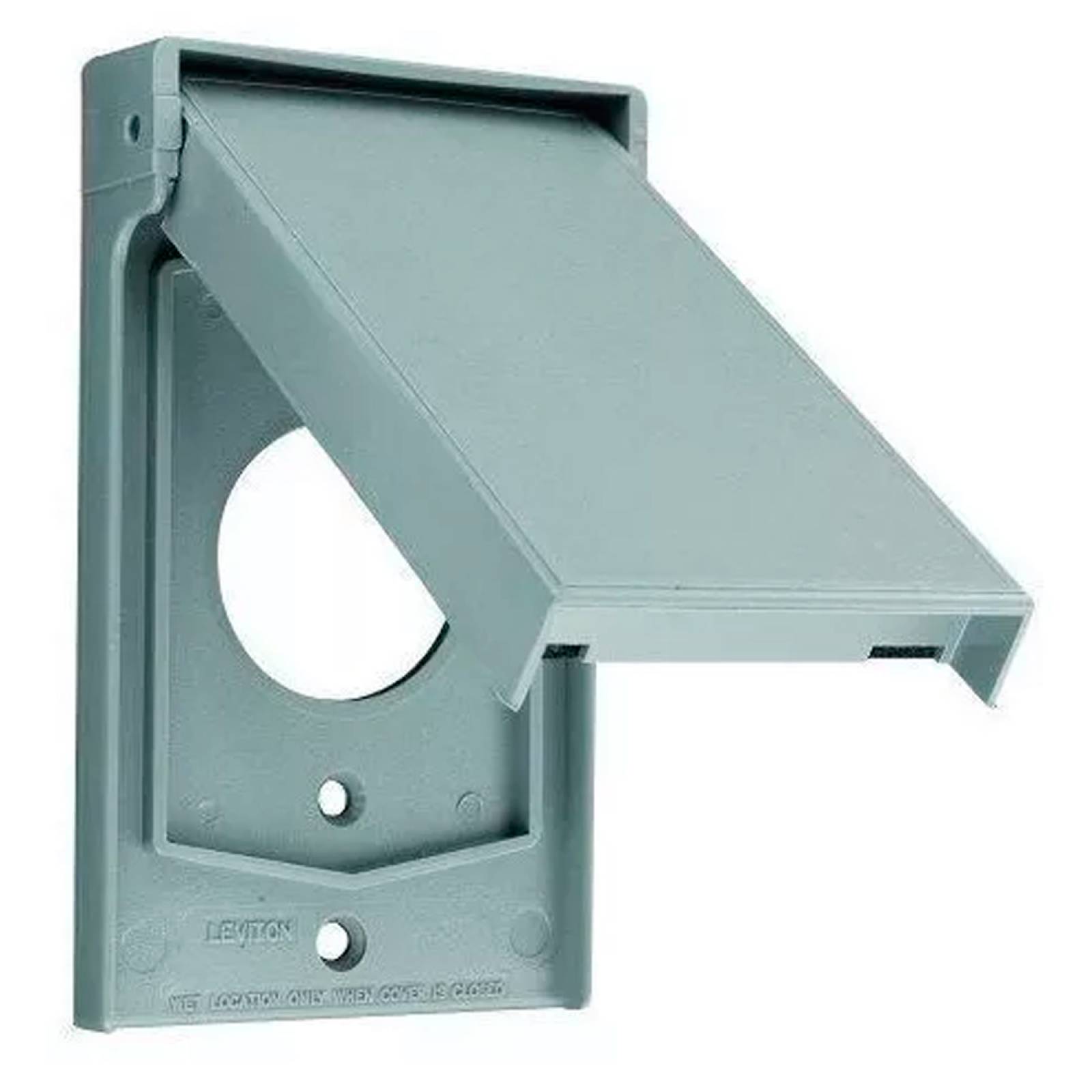 Placa Pared 1 406 pulgadas hoja recta 4979 0GY Leviton