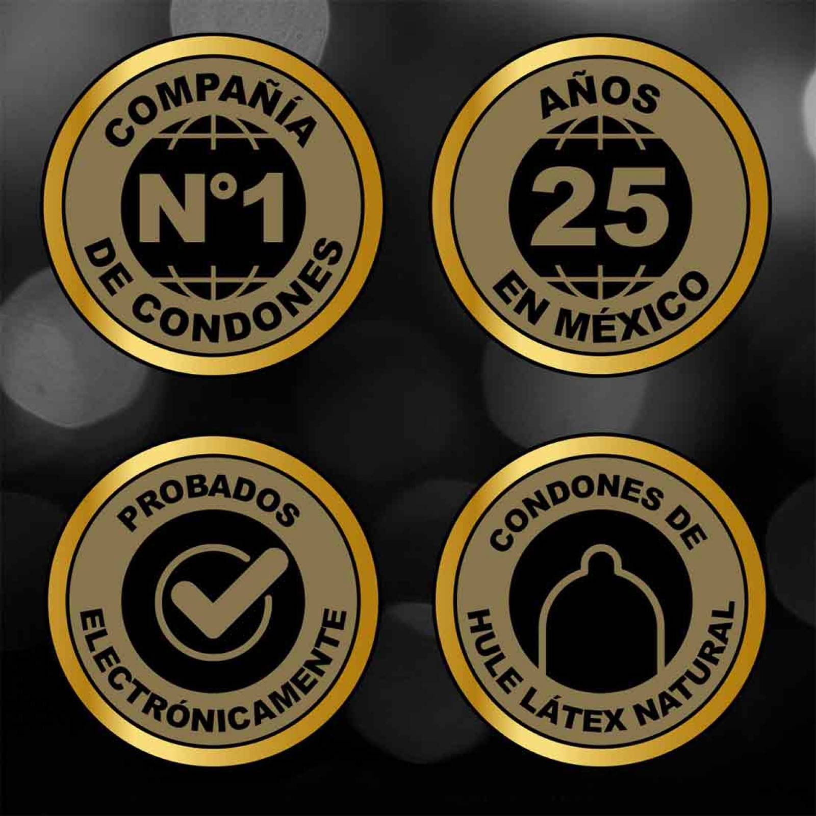 Condones de Látex Delgados y Lubricados Sico Sensitive 3 Pack