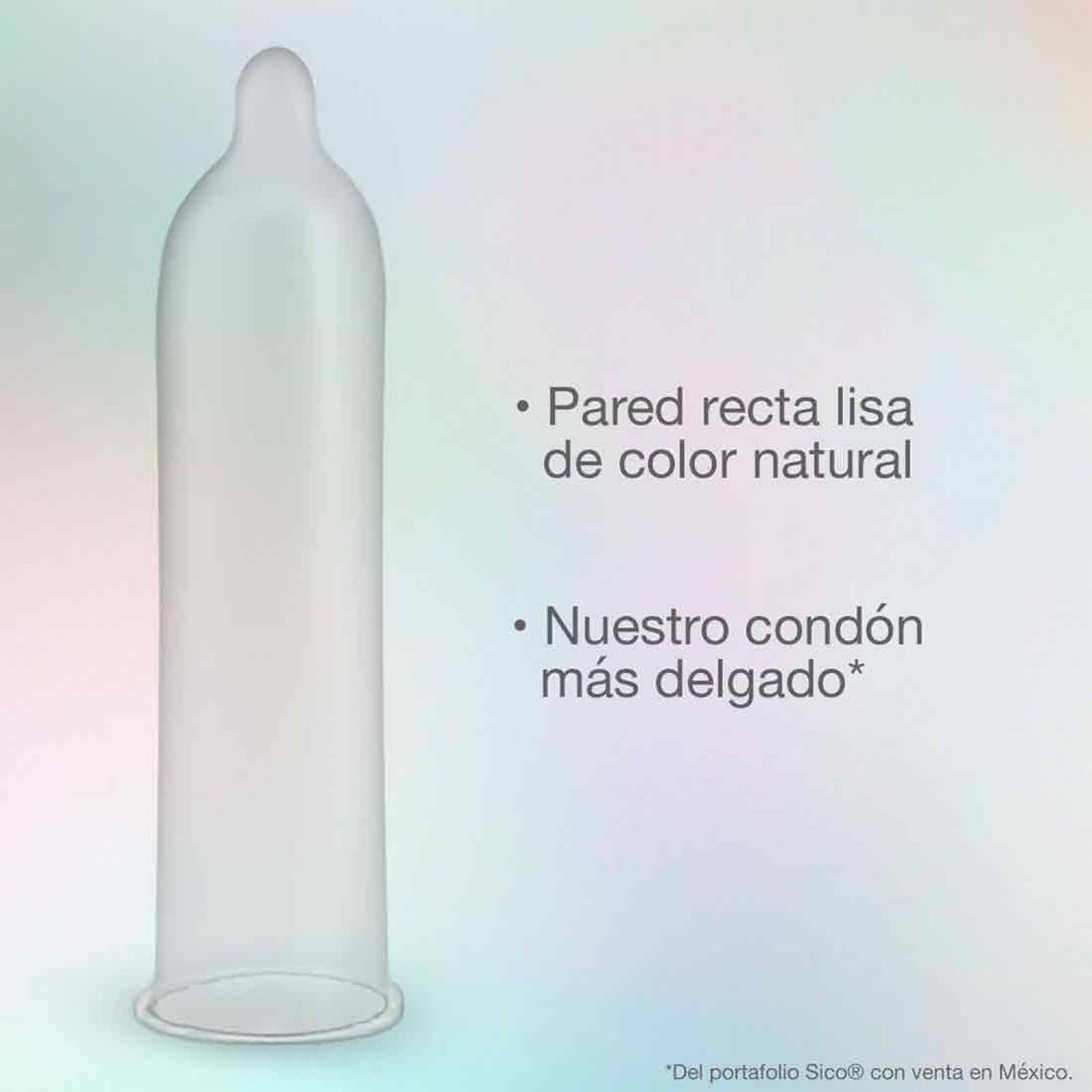 Condones de Látex Extra Delgados Sico Invisible Ultra Sense 3 Pack