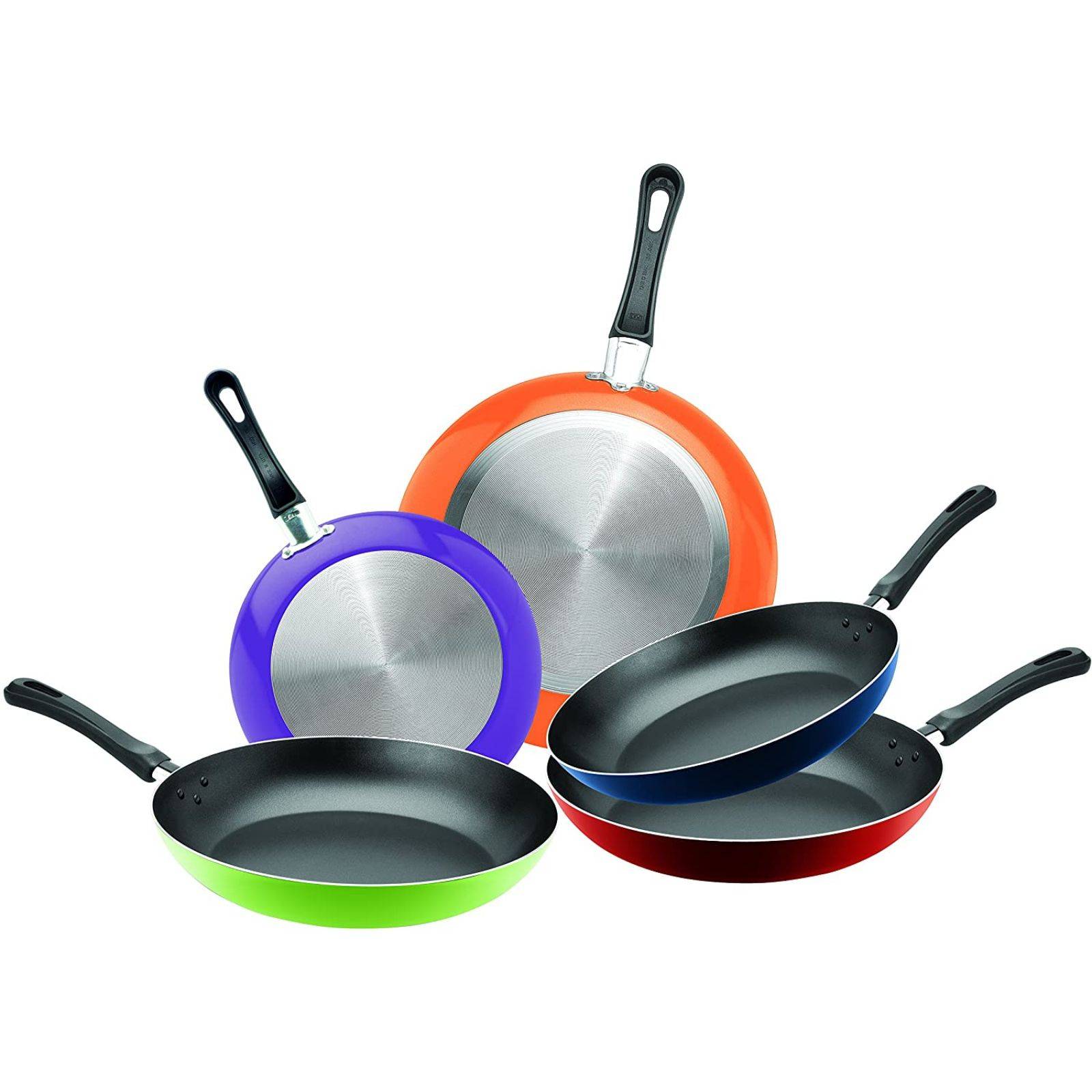 Sartén T Fal Juego 5 Piezas Aluminio Antiadherente Ekco