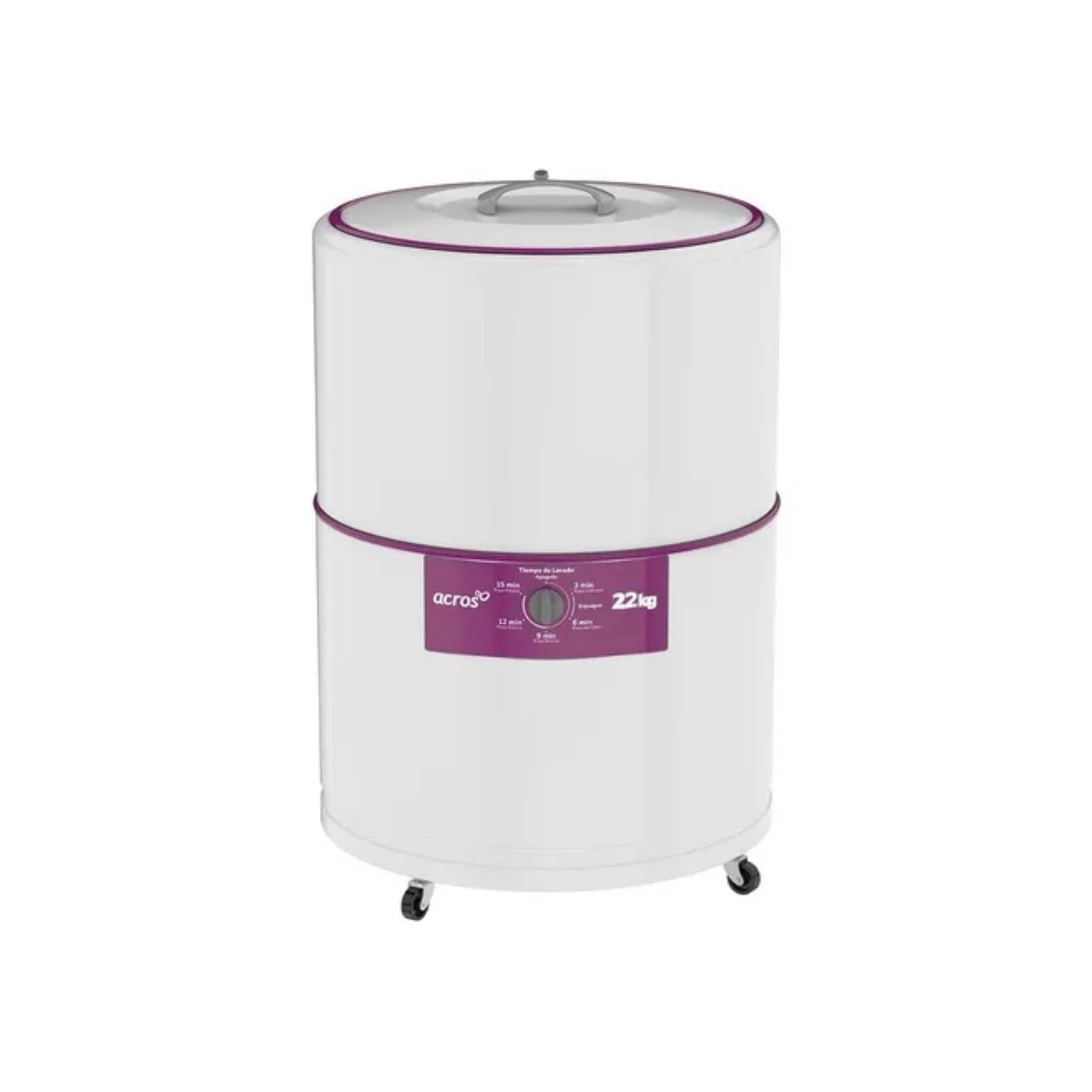 Lavadora 22 Kg Acero Porcelanizado Blanco Alf 2253eb Acros