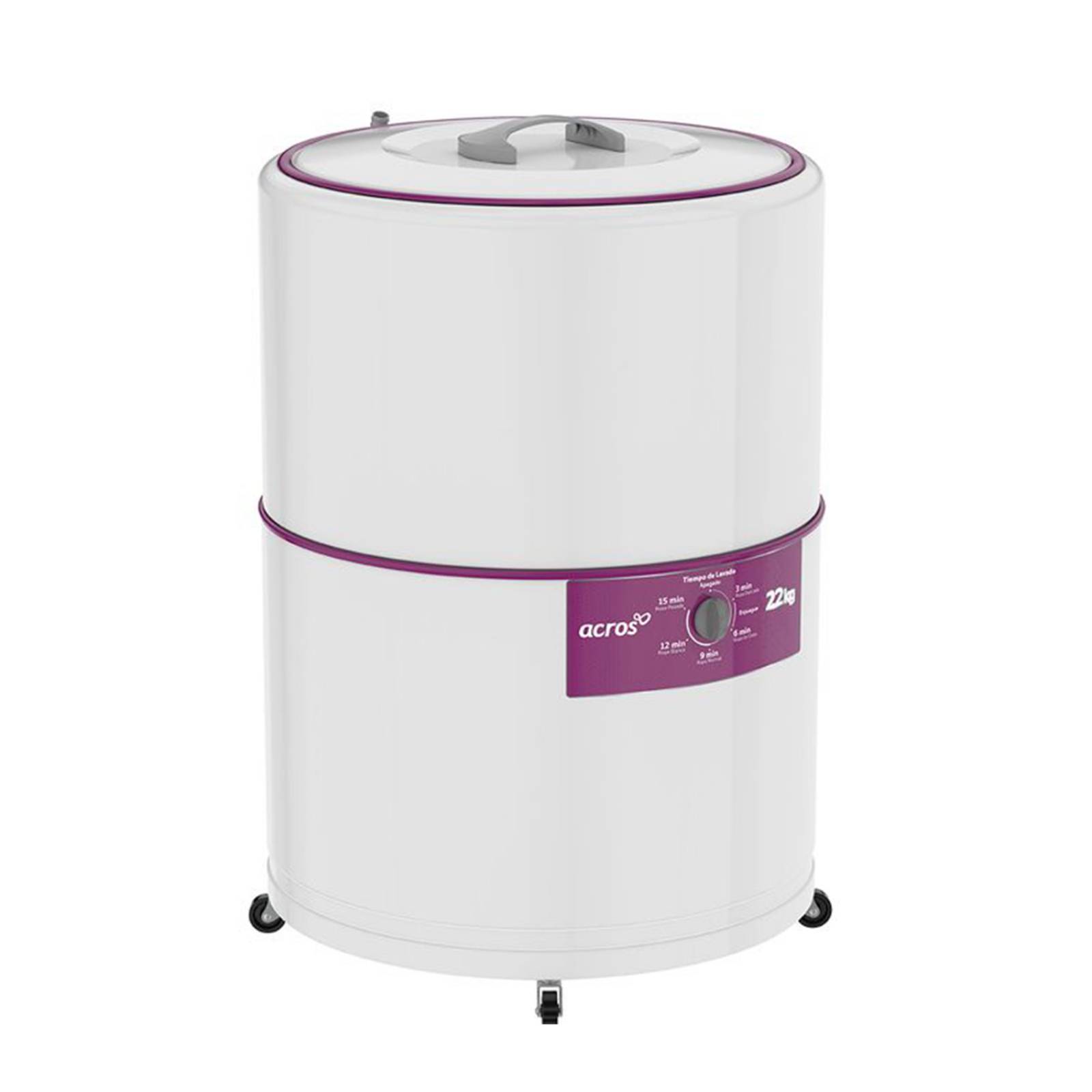 Lavadora 22 Kg Acero Porcelanizado Blanco Alf 2253eb Acros