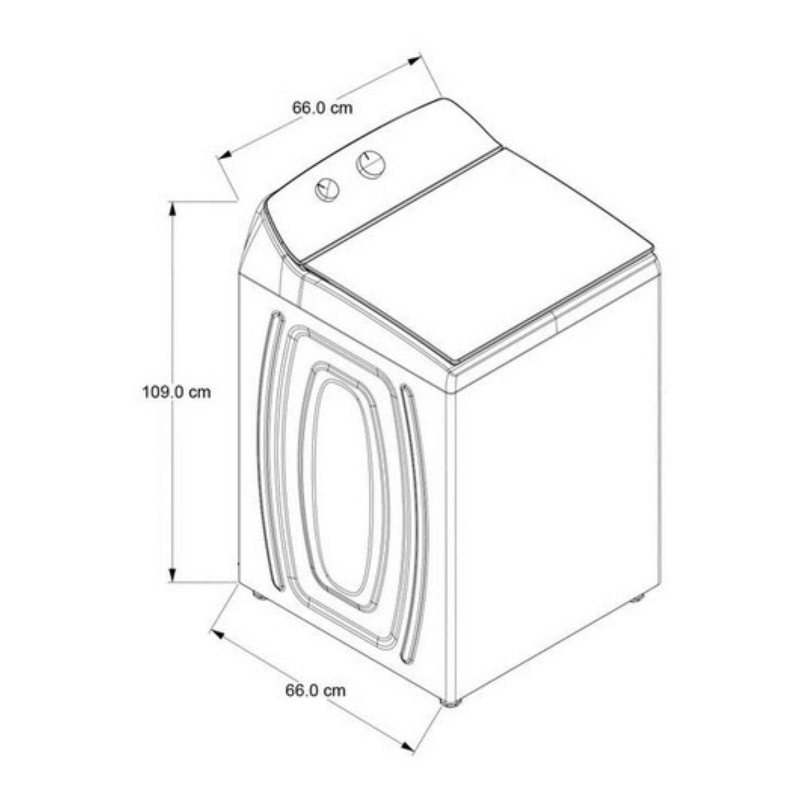 Lavadora Automática Whirlpool 16 Kg Blanca 8MWTW1612MJQ