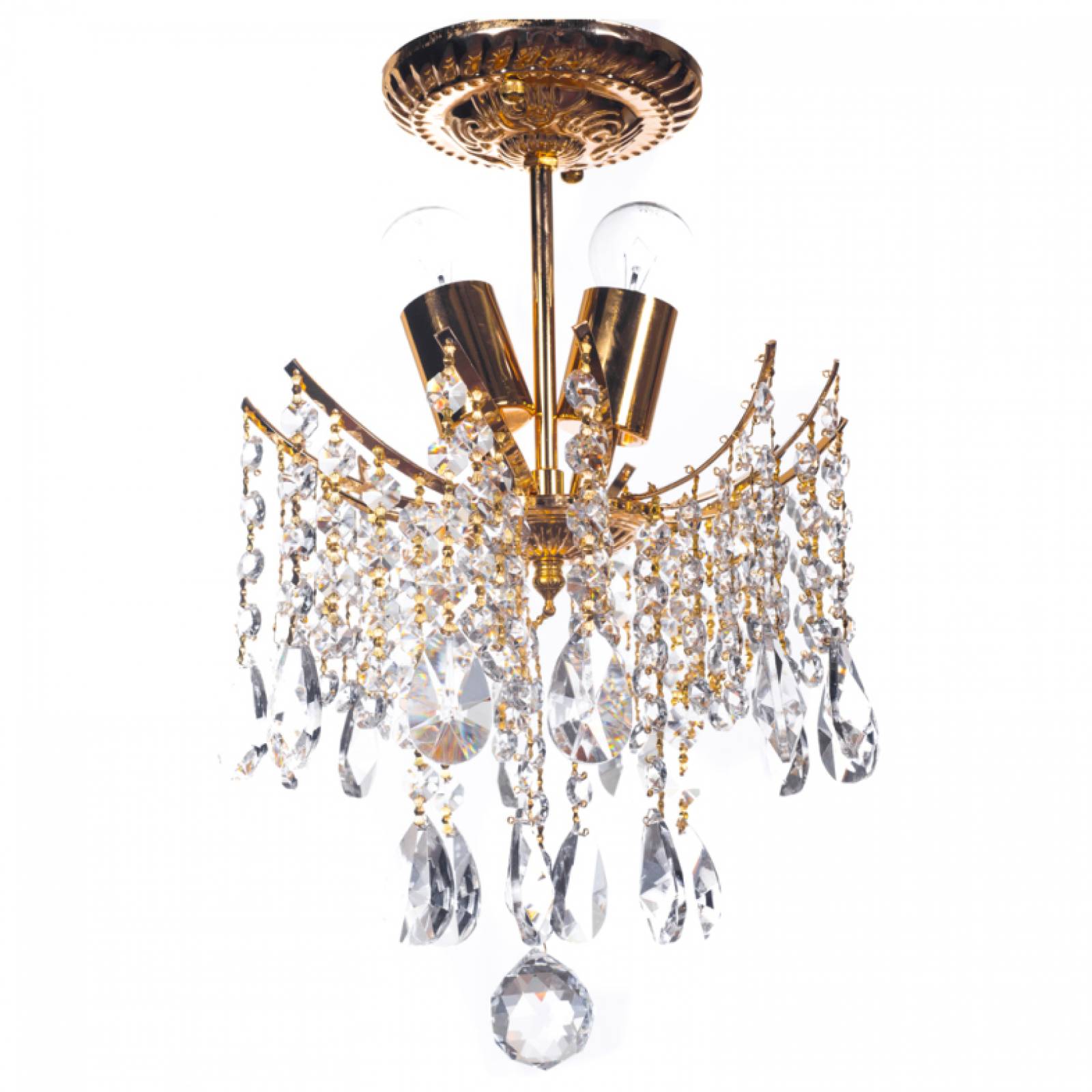 Candil Europa Florencia 20 D Cristal Cortado E26 Led Gamalux