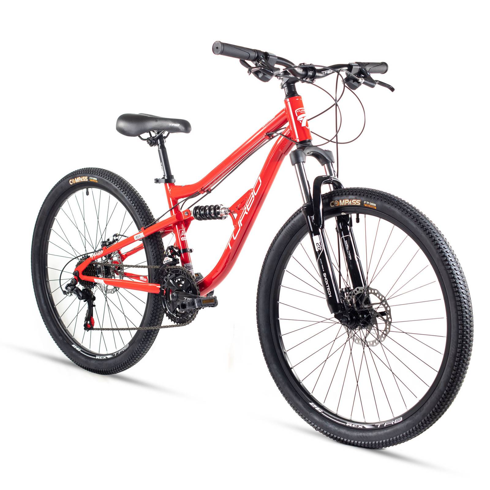 Bicicleta Montaña R26 7 x 3 Vel  Aluminio SX 6 1 Rojo Turbo