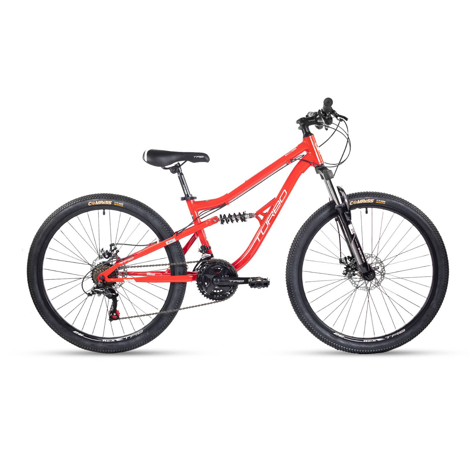 Bicicleta Montaña R26 7 x 3 Vel  Aluminio SX 6 1 Rojo Turbo