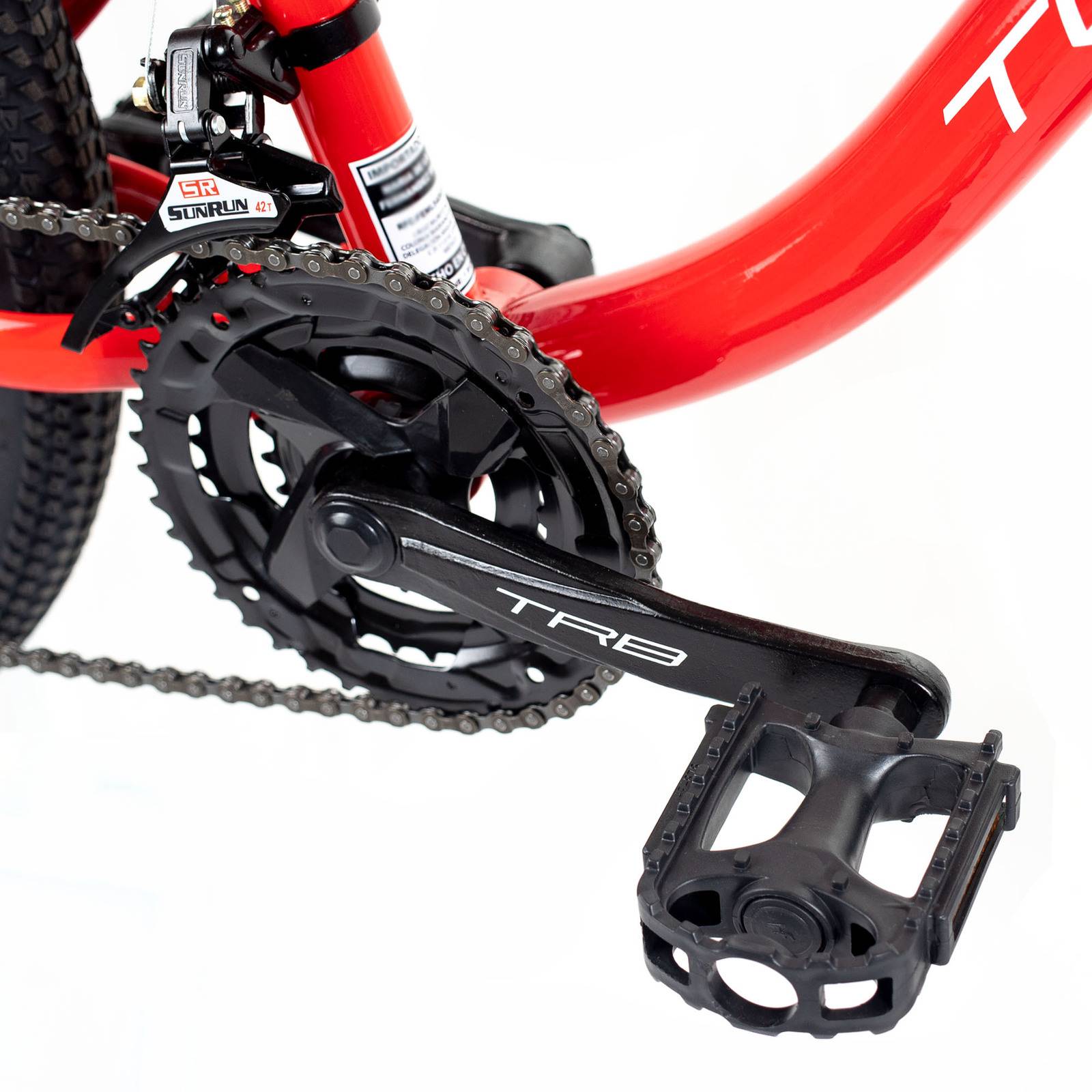 Bicicleta Montaña R26 7 x 3 Vel  Aluminio SX 6 1 Rojo Turbo
