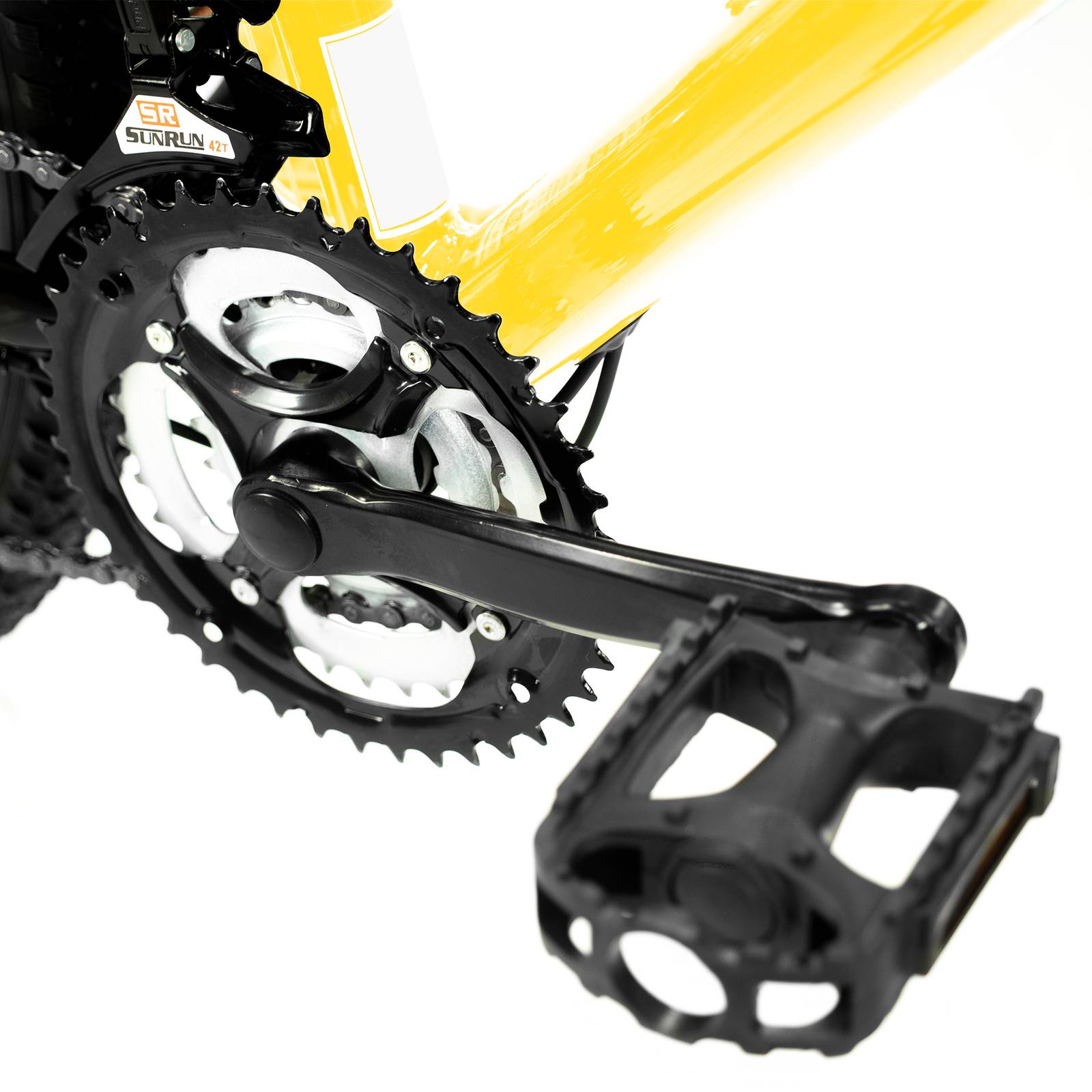 Bicicleta Montaña R26 21 Vel  Deimos Amarillo Turbo