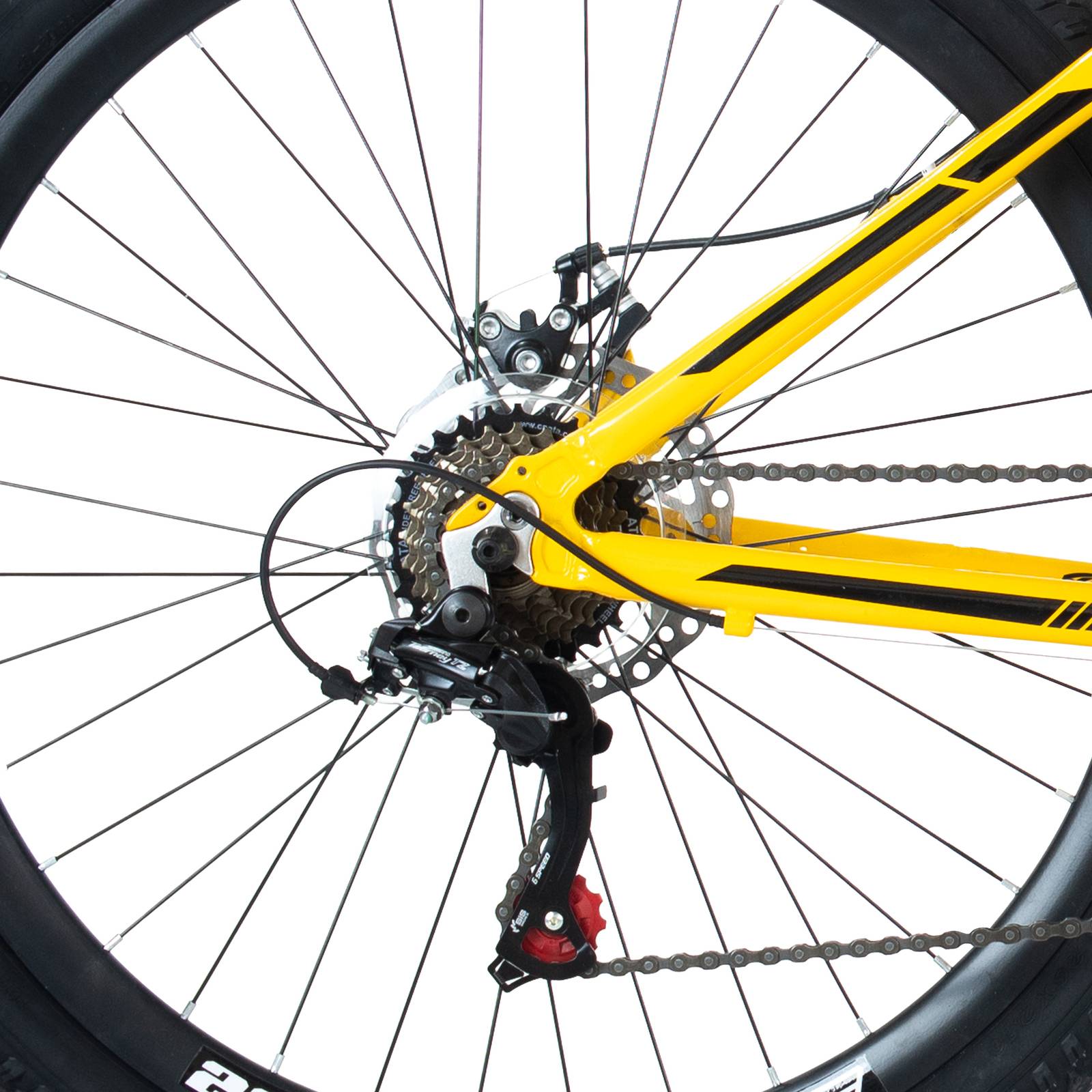 Bicicleta Montaña R26 21 Vel  Deimos Amarillo Turbo