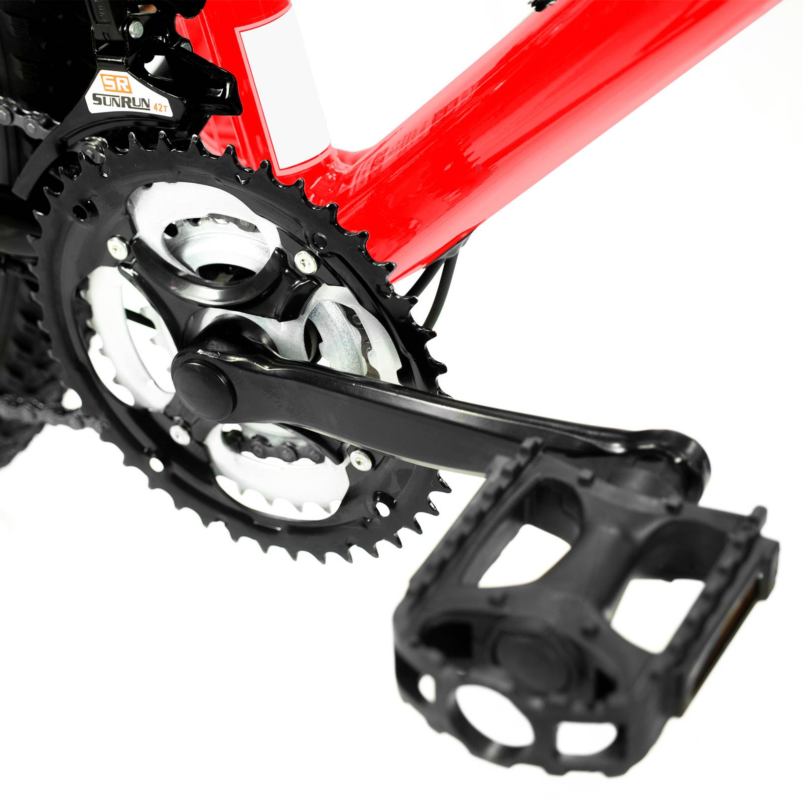Bicicleta Montaña R29 21 Vel  Aluminio Deimos Roja Turbo