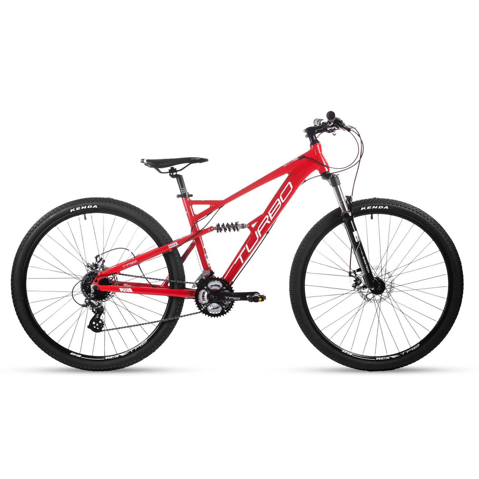 Bicicleta Montaña R29 24 Vel  SX 9 3 Aluminio Roja Turbo