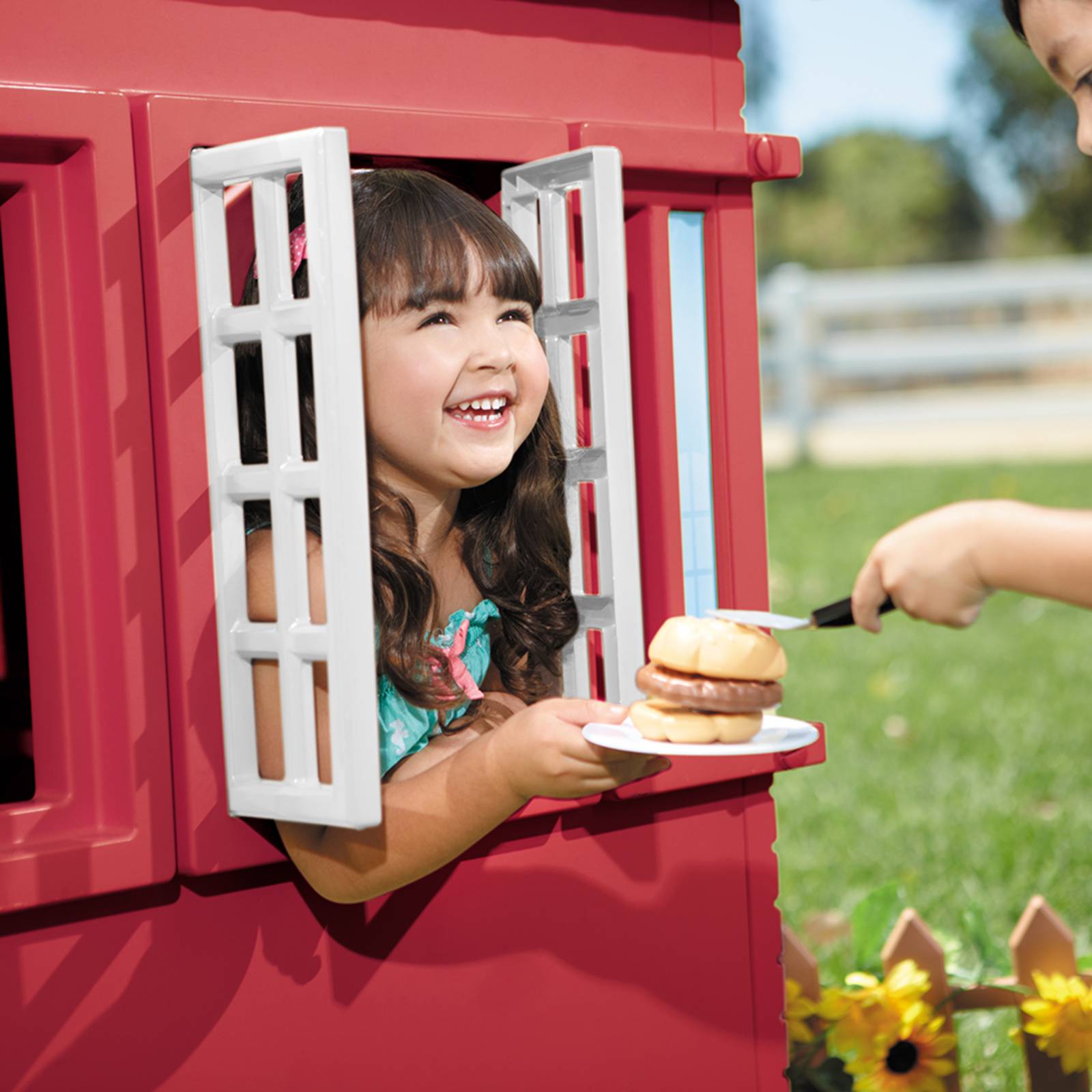 Casita Infantil Plástico Casa Rojo 149246 Little Tikes