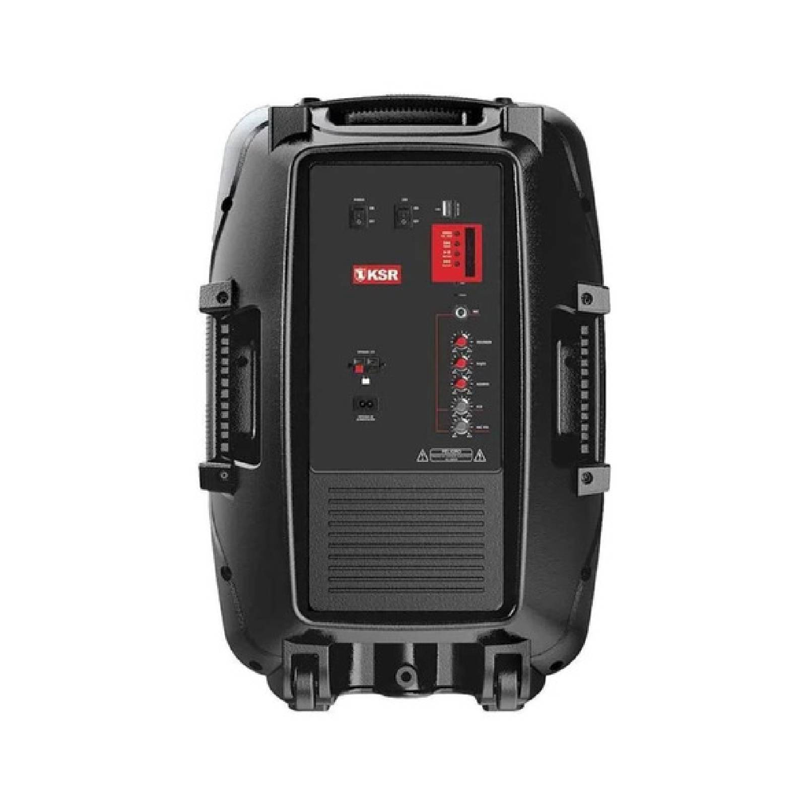 Bocina 15 Pulgadas Recargable Luz LED Bluetooth Kaiser