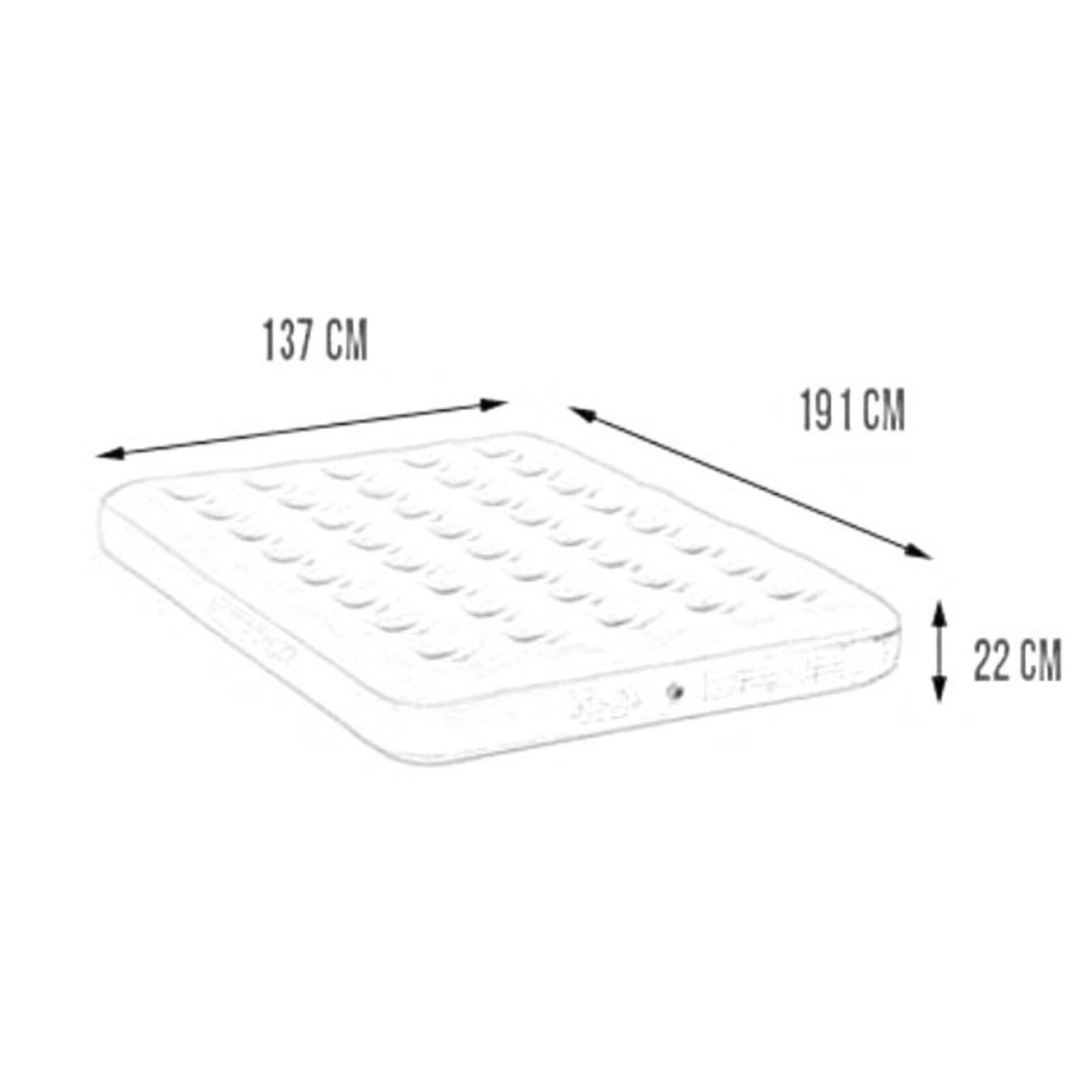 Colchón Inflable Doble Go Matrimonial Bomba In  Coleman
