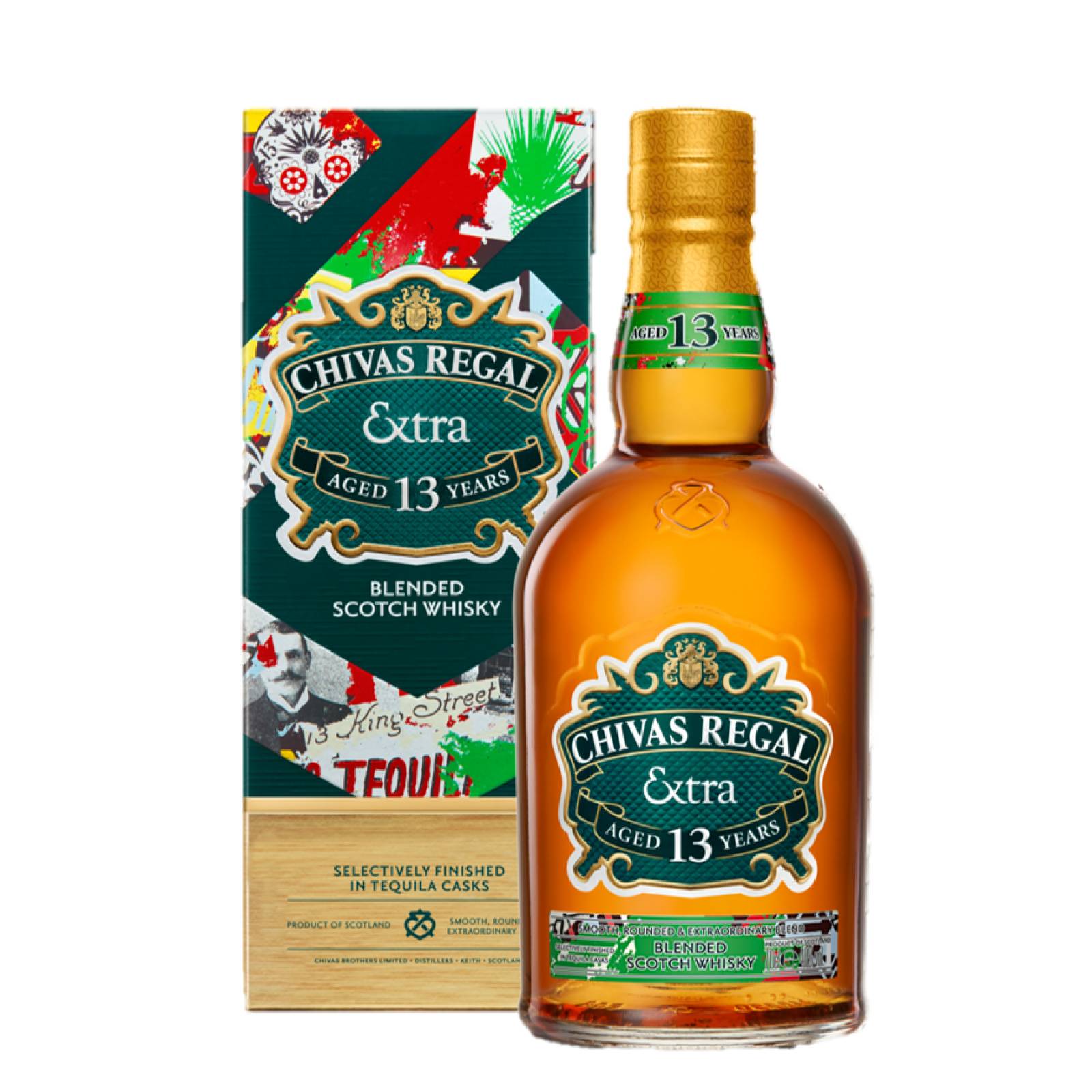 Whisky Chivas Regal Extra 13 Años Barricas Tequila 750 ml