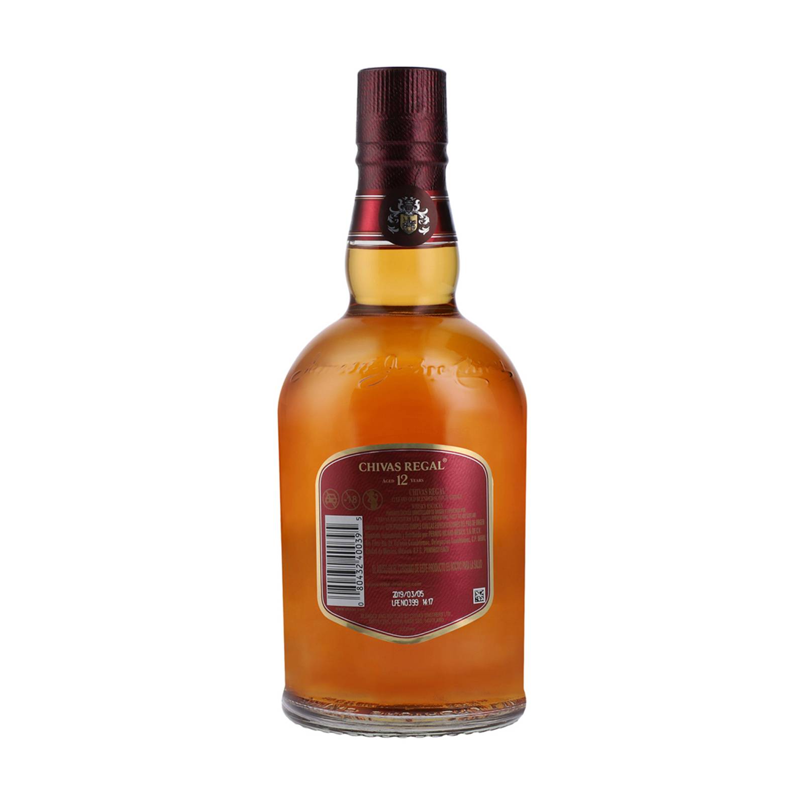 Whisky Chivas Regal 12 Años 750 ML