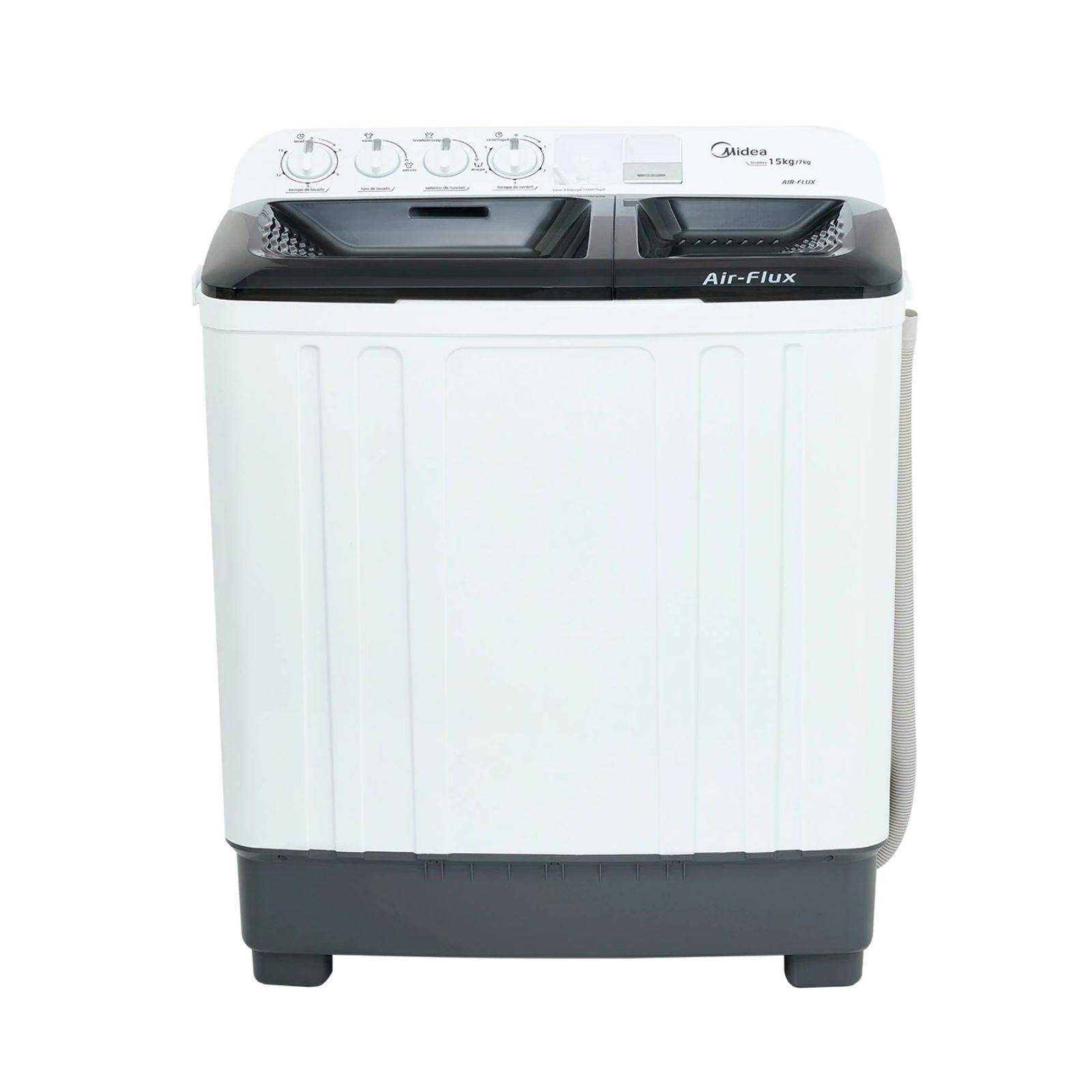 Lavadora Doble Tina 15 Kg Semiautomática MTG01W15W Midea
