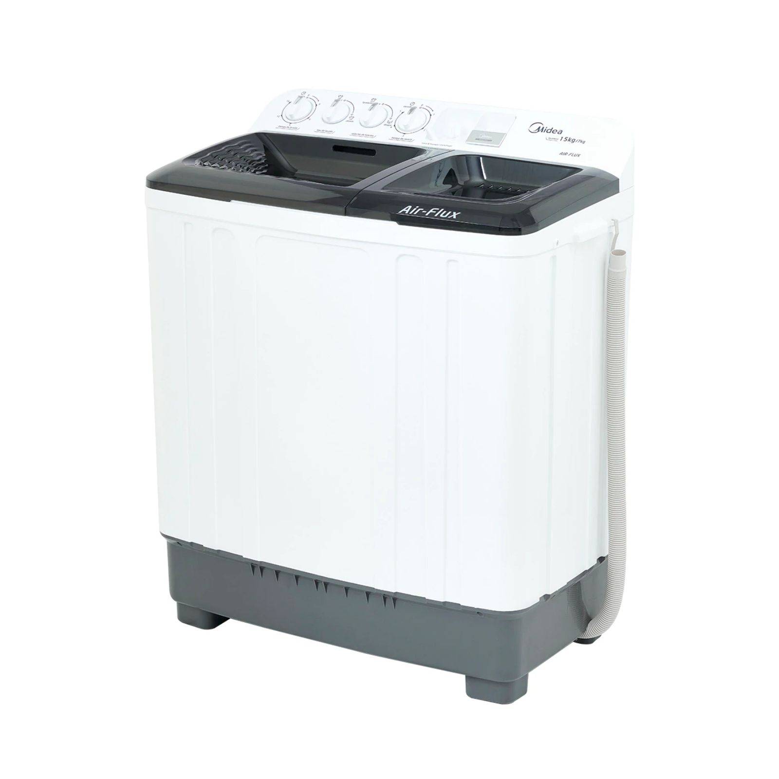 Lavadora Doble Tina 15 Kg Semiautomática MTG01W15W Midea
